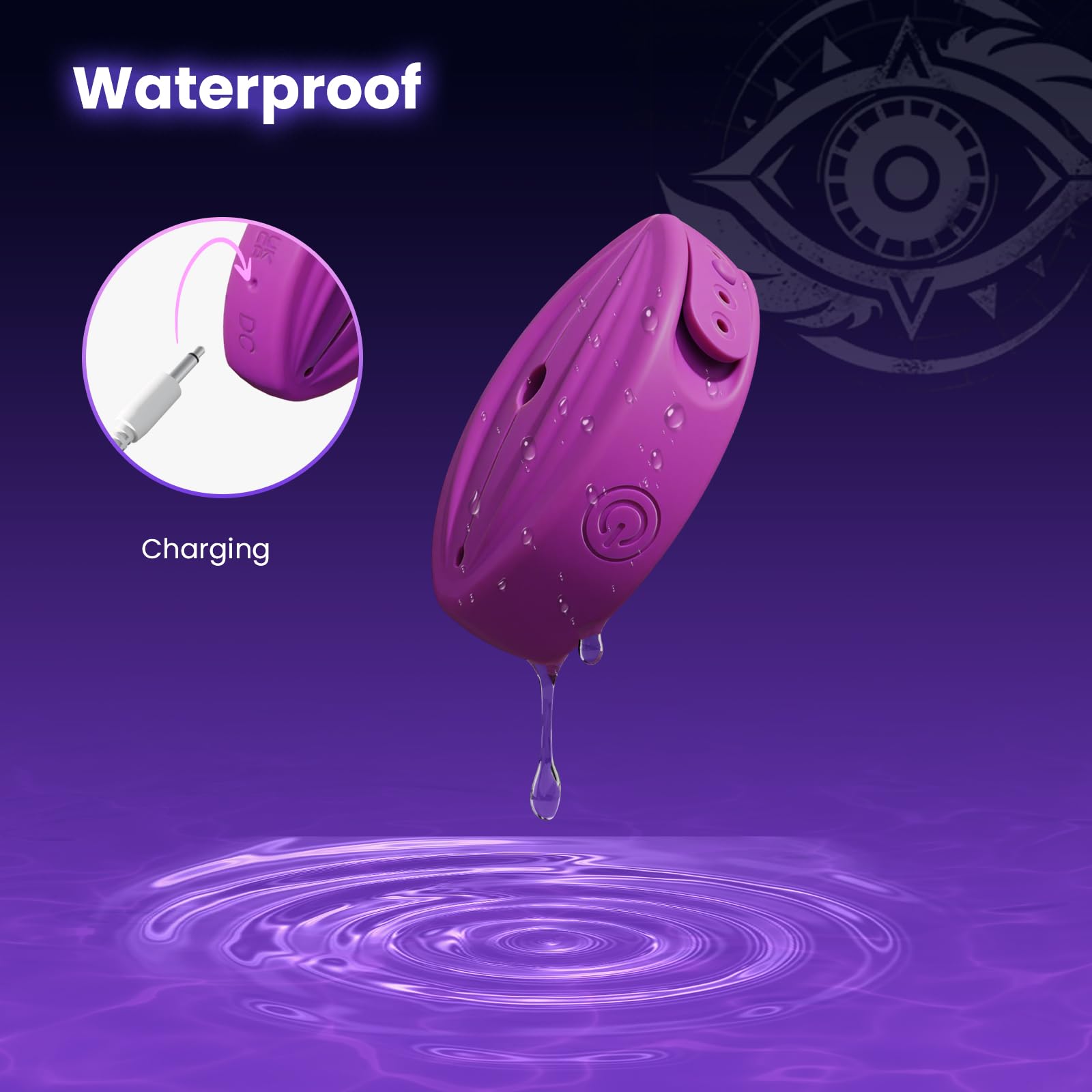 Remote Control Vibrating Nipple Clamps - 10 Powerful Vibration Modes, Lightweight BDSM Toys for Couples & Adults, Sensual Pleasure Wearable Sex Toy for Women | Perfect for Spicing Up Bedroom Play, BDSM Scenes & Intimate Couples Games