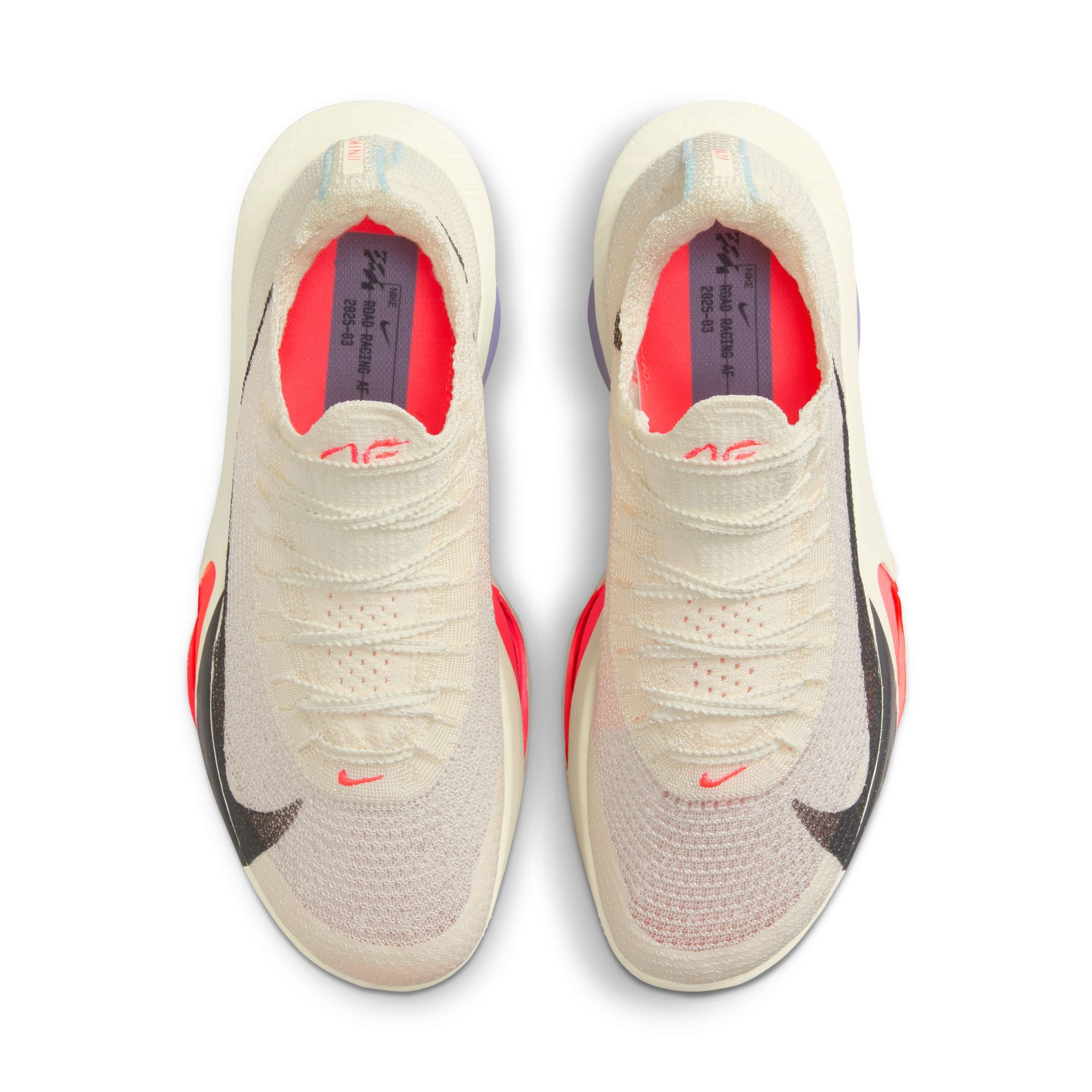 Nike Women's Alphafly 3 Running Shoes - Coconut Milk/Off Noir Dusty Amethyst | Lightweight Cushioned for Marathon Training & Road Racing