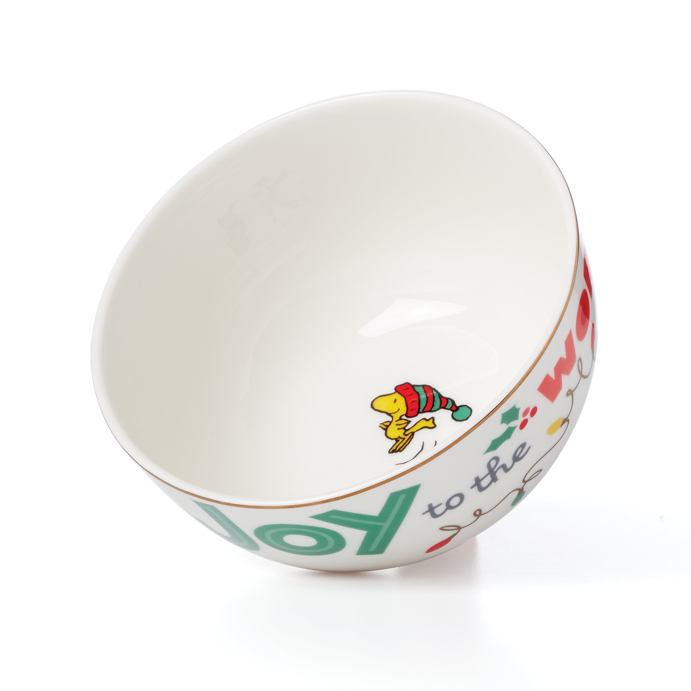 Snoopy Christmas All-Purpose Bowls Set of 4 - Festive Holiday Dinnerware for Parties, Decor & Everyday Use