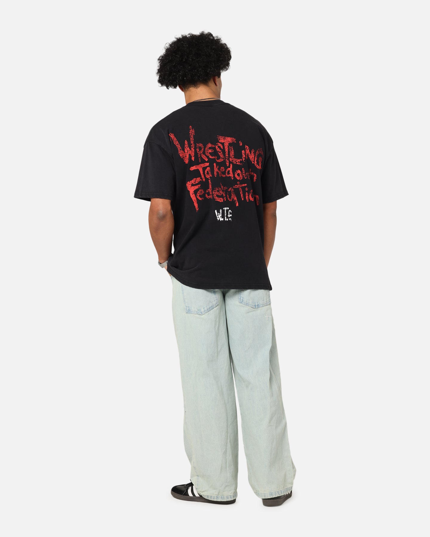 Vintage South Park WTF Black Acid Wash T-Shirt - 73 Studio Retro Graphic Tee for Casual Wear & Pop Culture Fans