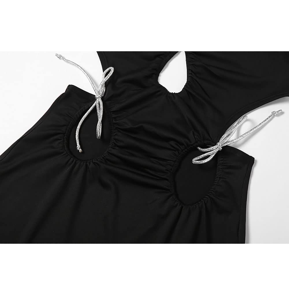 Sexy Black Mini Dress for Women - Sleeveless Tight Party Club Dress | Perfect for Night Out, Clubbing, Date Night & Special Occasions