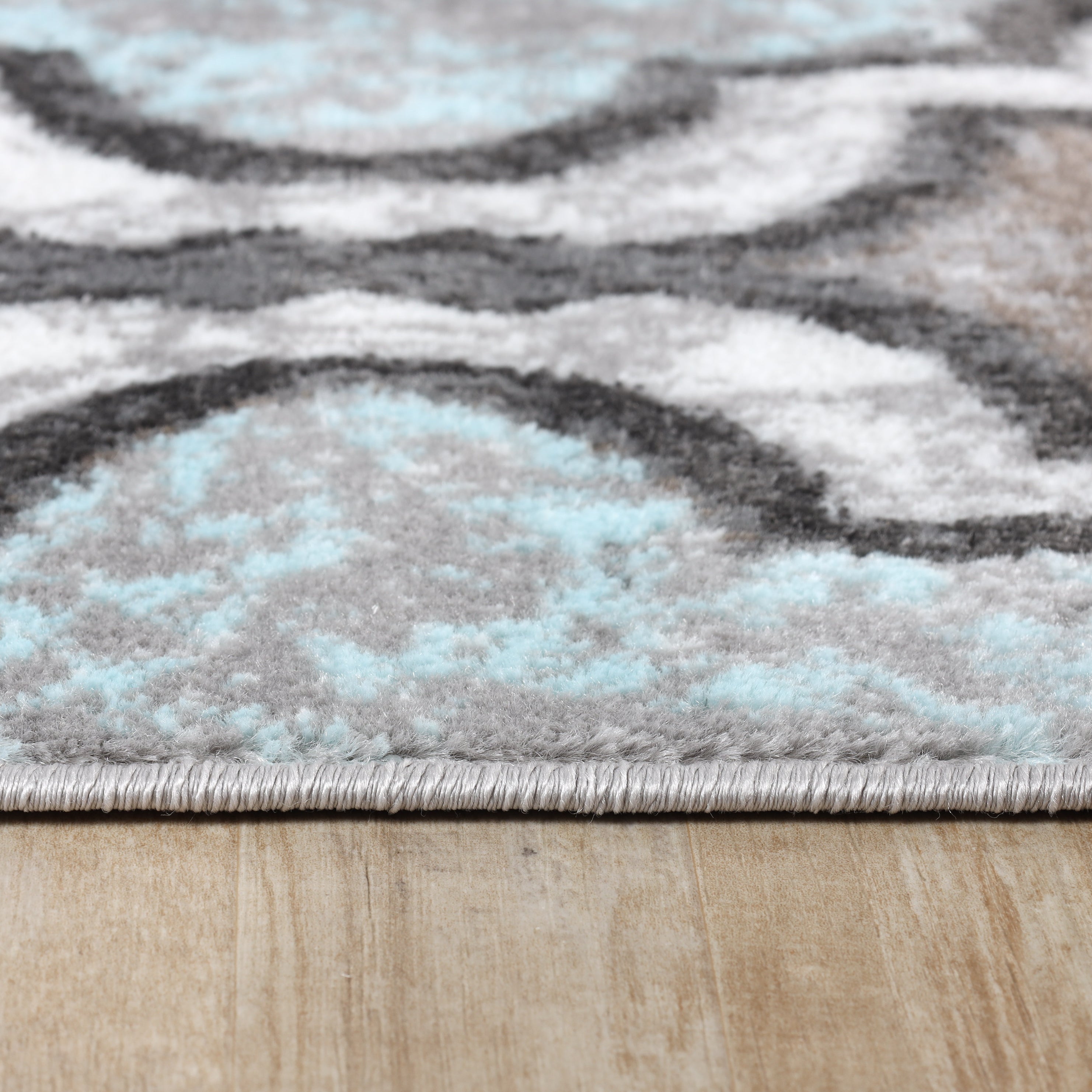 Viking Geometric Trellis Indoor Area Rug & Runner - Non-Slip Boho Chic Carpet for Living Room, Bedroom, Hallway - Perfect for Nordic Home Decor & Cozy Spaces