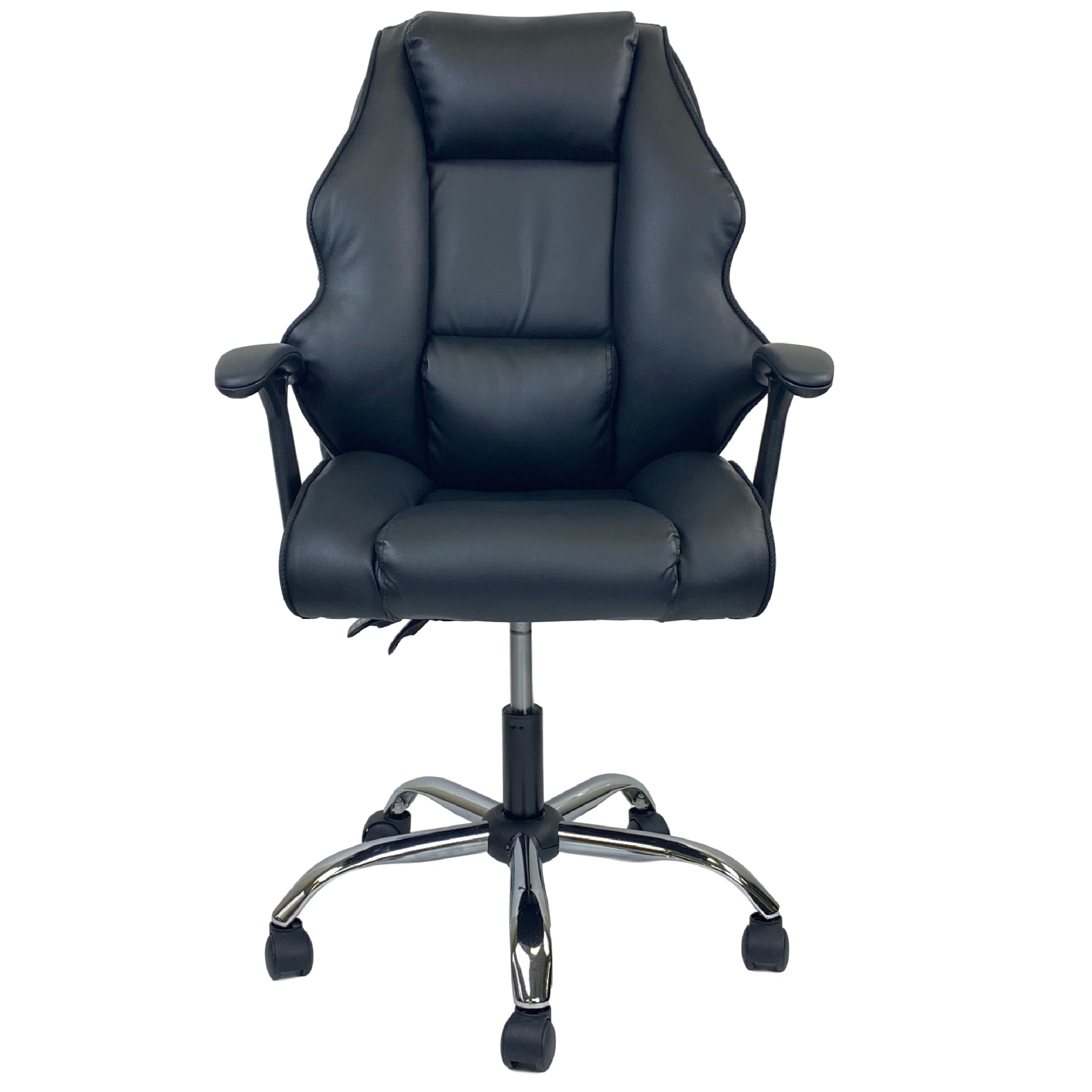 Ergonomic 310B Computer Office Chair - Black, Adjustable Height & Lumbar Support for Home & Office Workspaces - Perfect for Long Hours of Sitting, Gaming, and Remote Work