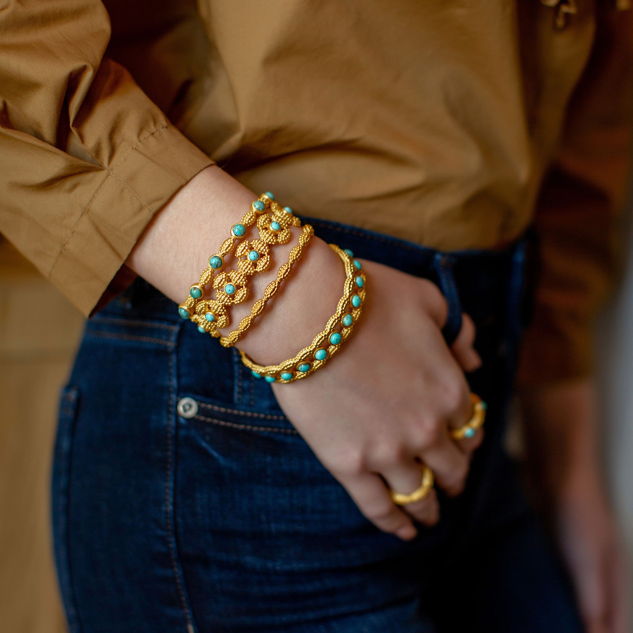 Noble Spirit Bangle - Elegant Adjustable Bracelet for Women | Boho Chic Jewelry Gift for Her | Perfect for Parties, Weddings & Everyday Wear