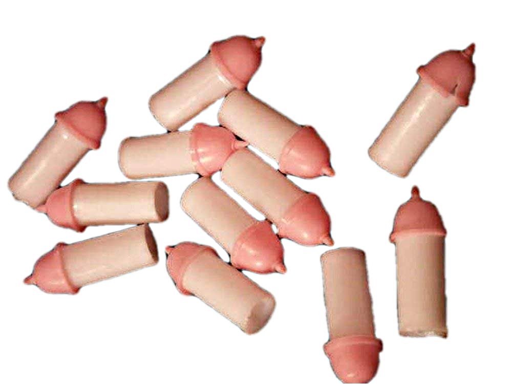 48 Mini Pink Baby Bottles - Perfect for Baby Showers, Party Favors, and Nursery Decorations - Ideal for Gender Reveals, Newborn Celebrations, and Baby Shower Centerpieces