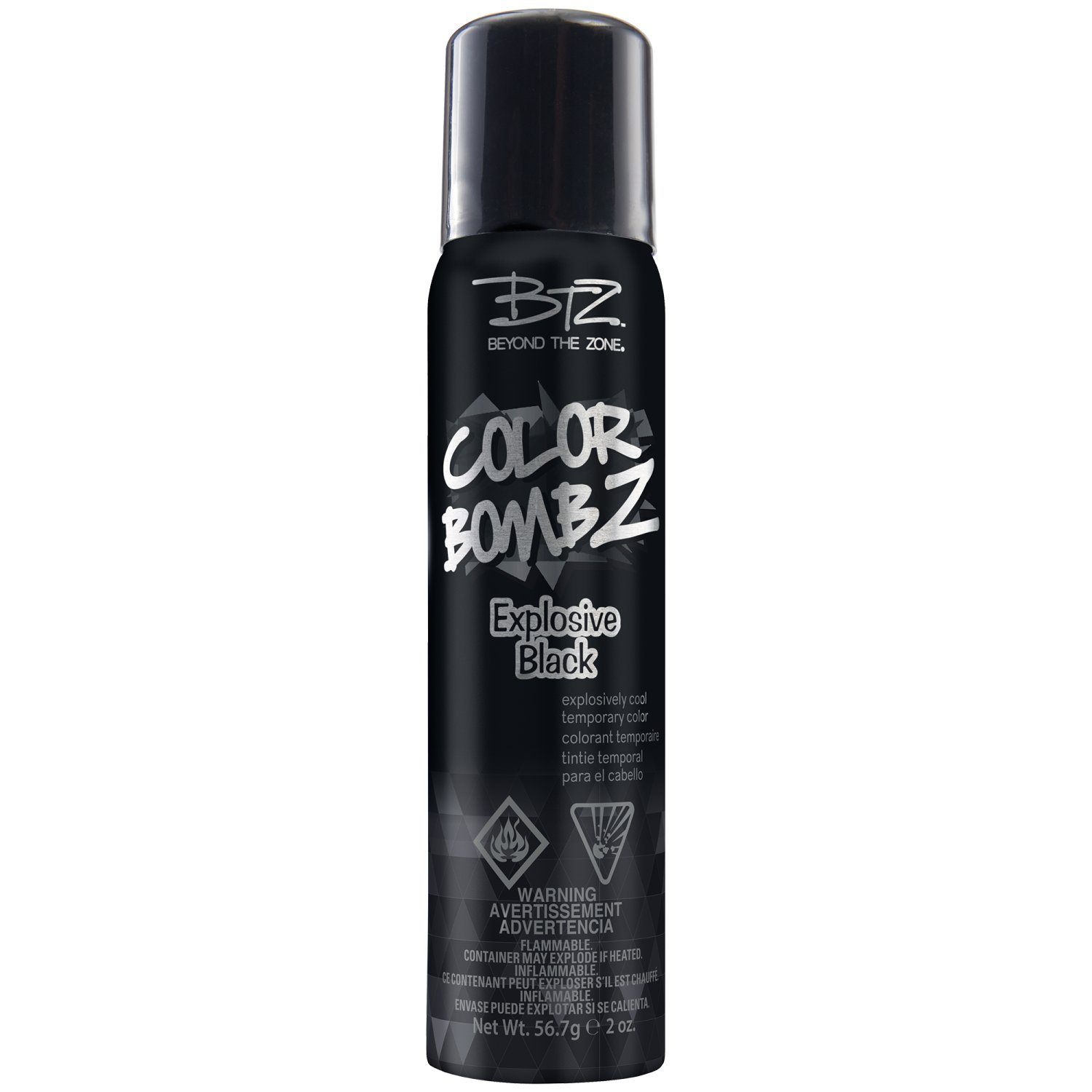 Temporary Black Hair Color Spray - Long Lasting & Washable for Bold Looks - Perfect for Halloween, Cosplay & Costume Parties