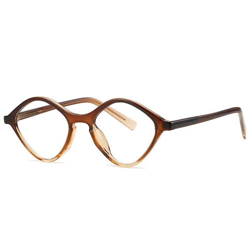 CCspace Women's Full Rim Oval TR90 Titanium Eyeglasses Frame - Lightweight & Durable for Work, Reading & Fashion (Model 56846)