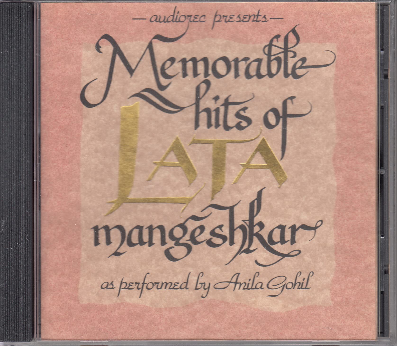 Memorable Hits Of Lata Mangeshkar - Performed by Anila Gohil | Vintage 1989 First Edition Vinyl Record | Made in England | Perfect for Bollywood Music Collectors & Retro Indian Music Lovers