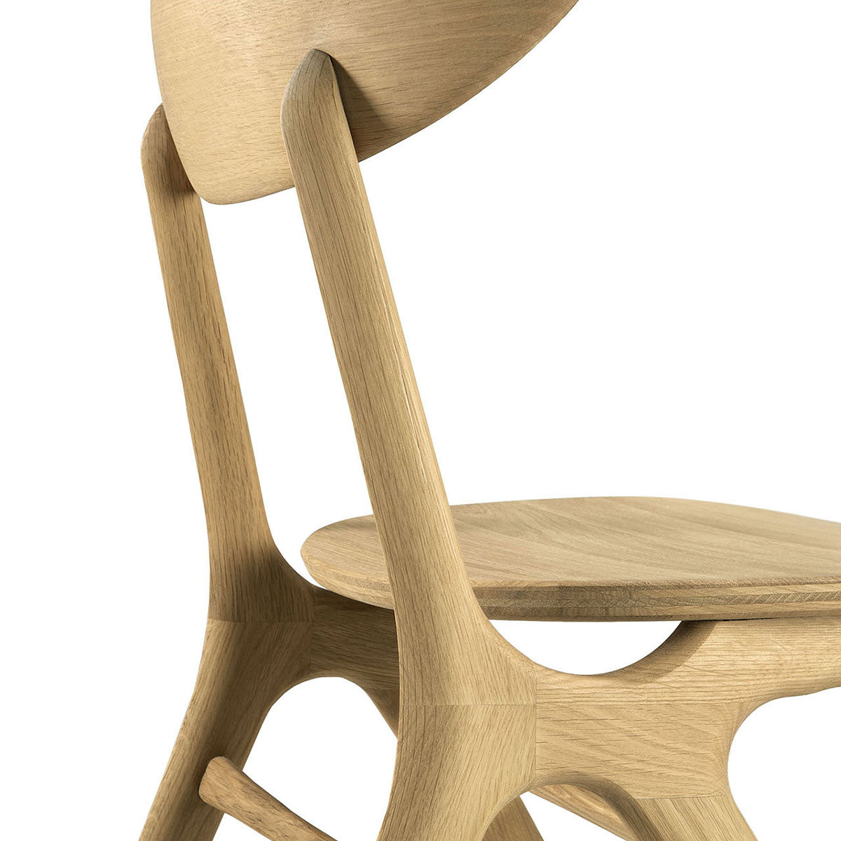 Modern Eye Dining Chair - Mid-Century Style Wooden Accent Chair for Kitchen, Dining Room & Office - Comfortable & Stylish Home Decor