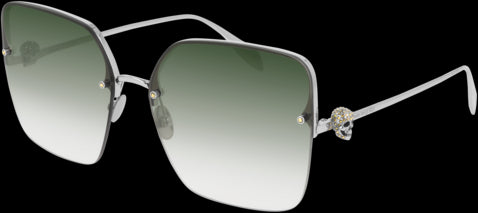 Alexander McQueen AM0271S Sunglasses - Luxury Designer Shades for Men & Women - UV Protection & Polarized Lenses - Perfect for Outdoor Activities, Travel & Fashion Statements