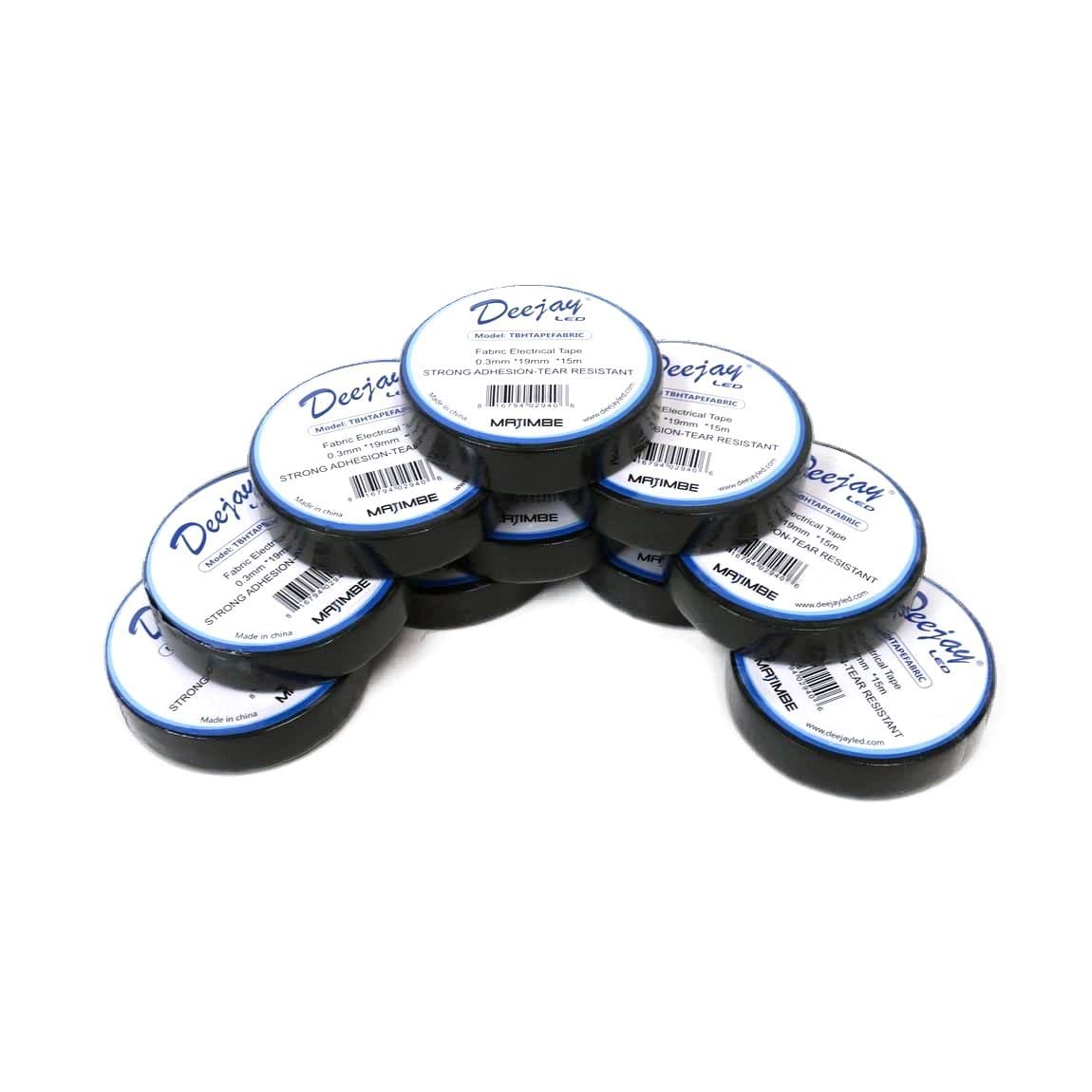 10 Rolls Fabric Tape - Strong Adhesive Cloth Tape for Crafts, Sewing, Quilting & DIY Projects - Perfect for Mending, Hemming & Home Repairs