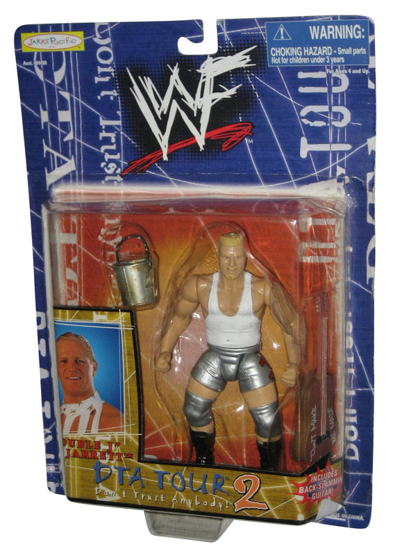 1999 WWF Jakks Pacific DTA Tour Series 2 Double J Jeff Jarrett Wrestling Action Figure - Exclusive Collectible for WWF Fans & Wrestling Memorabilia Enthusiasts - Perfect for Display, Gifts, and Nostalgic Collections