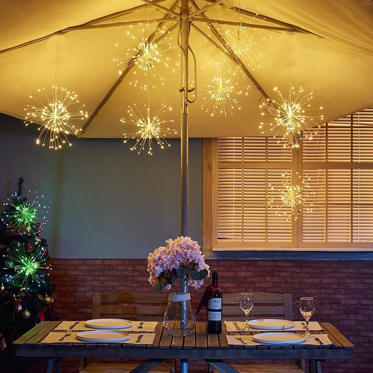 600 LED Copper Wire Fairy Lights - 10 Pack Waterproof Twinkle String Lights with 8 Modes for Christmas Decorations, Birthday Parties, Bedroom, Wedding & Outdoor Patio Lighting - Perfect for Holiday Decor, Garden Parties and Cozy Ambiance