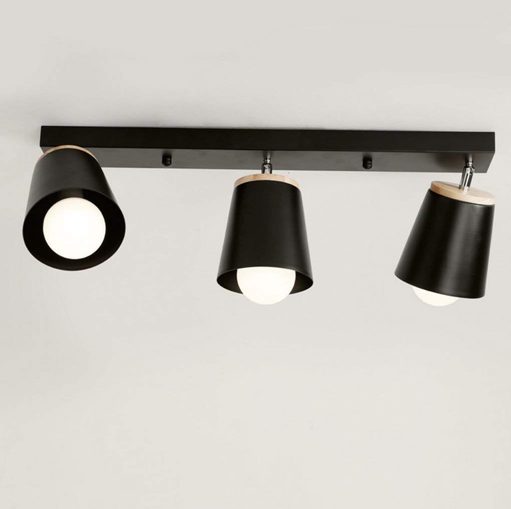 WHKZH Modern Ceiling Lights - Creative Iron Panel LED Ceiling Lamp with Remote Control, E27 Bulb Base, White Finish - Perfect for Hotel Lobby, Terrace, Hallway, Corridor & Home Decor Lighting