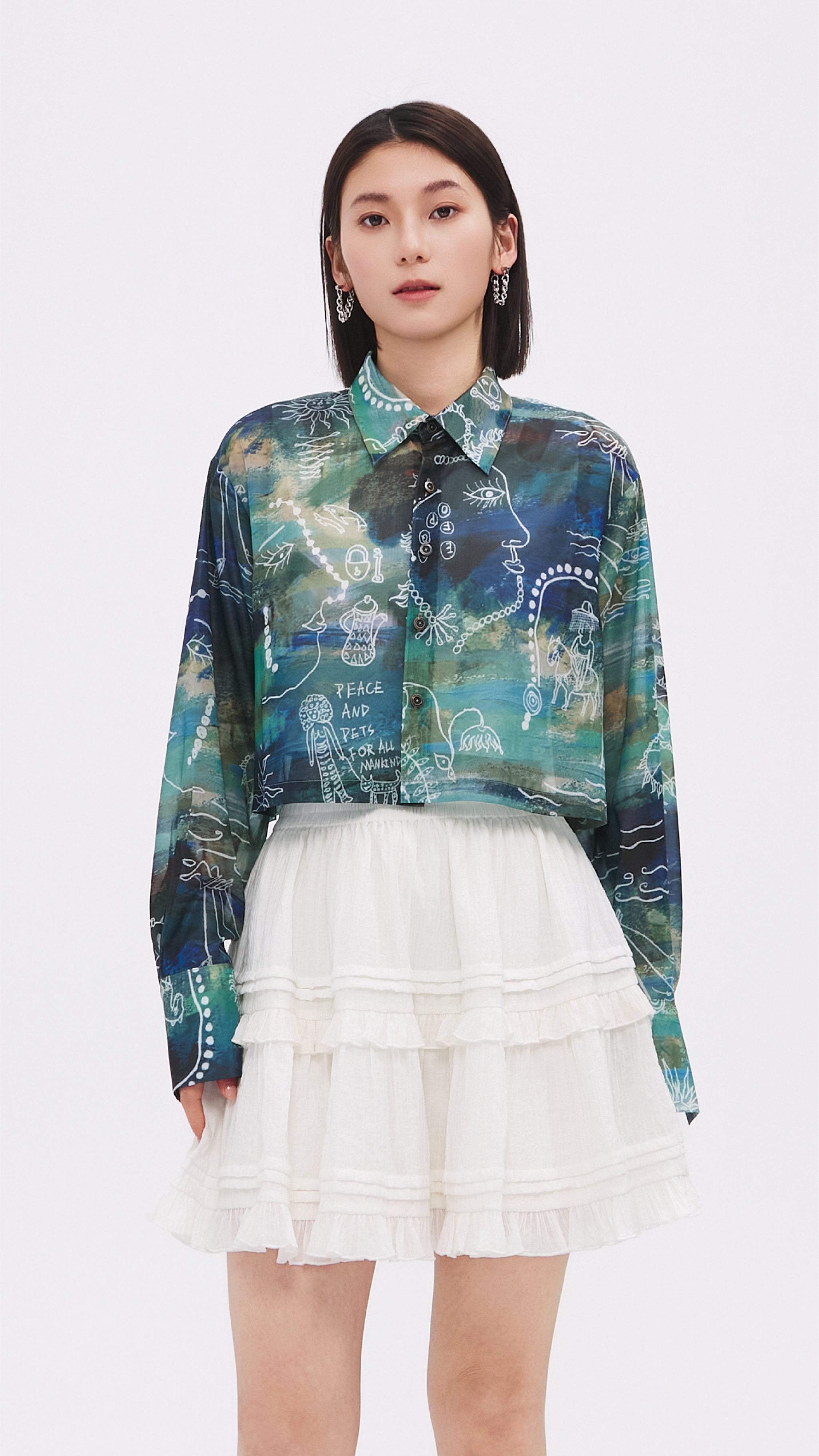 Stylish Patterned Shirt for Men & Women - Trendy Casual & Formal Wear - Perfect for Office, Parties & Everyday Outfits