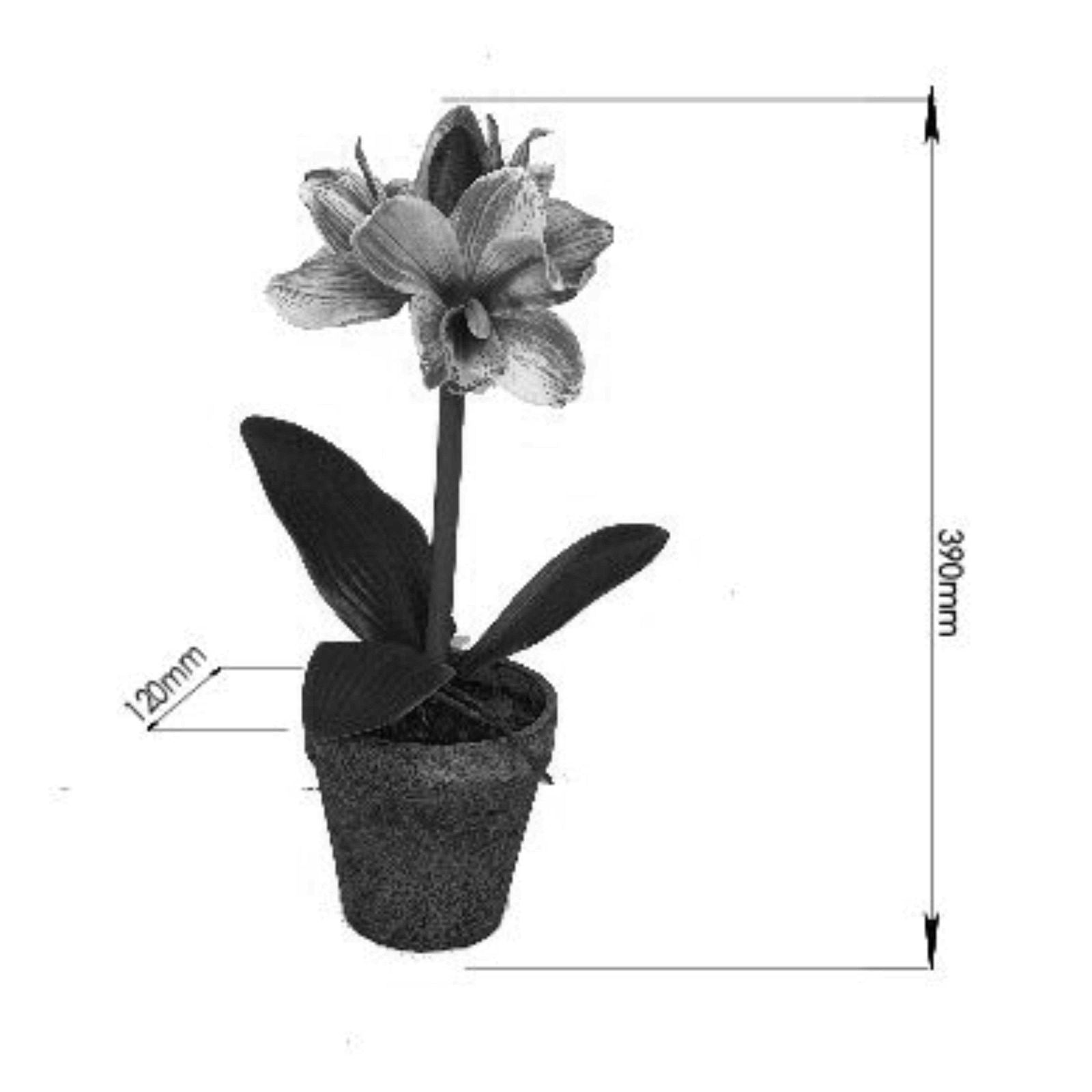 40cm Pink Flower Artificial Plant - Realistic Home Decor for Living Room, Bedroom & Office - Criterion Brand