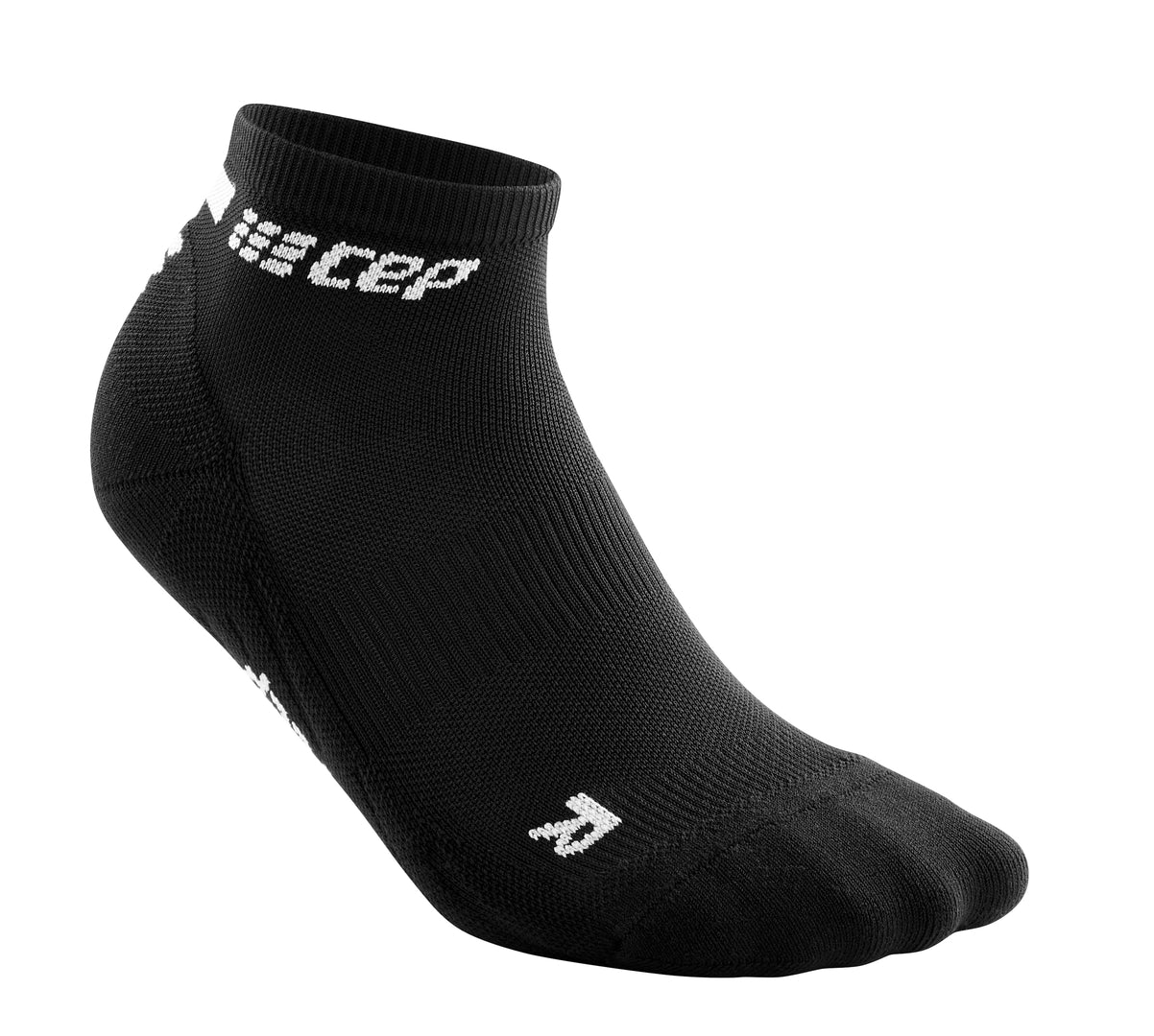 CEP Women's The Run Socks Low Cut V4 - Black | Performance Running Socks for Women | Lightweight & Breathable for Workouts, Jogging & Gym