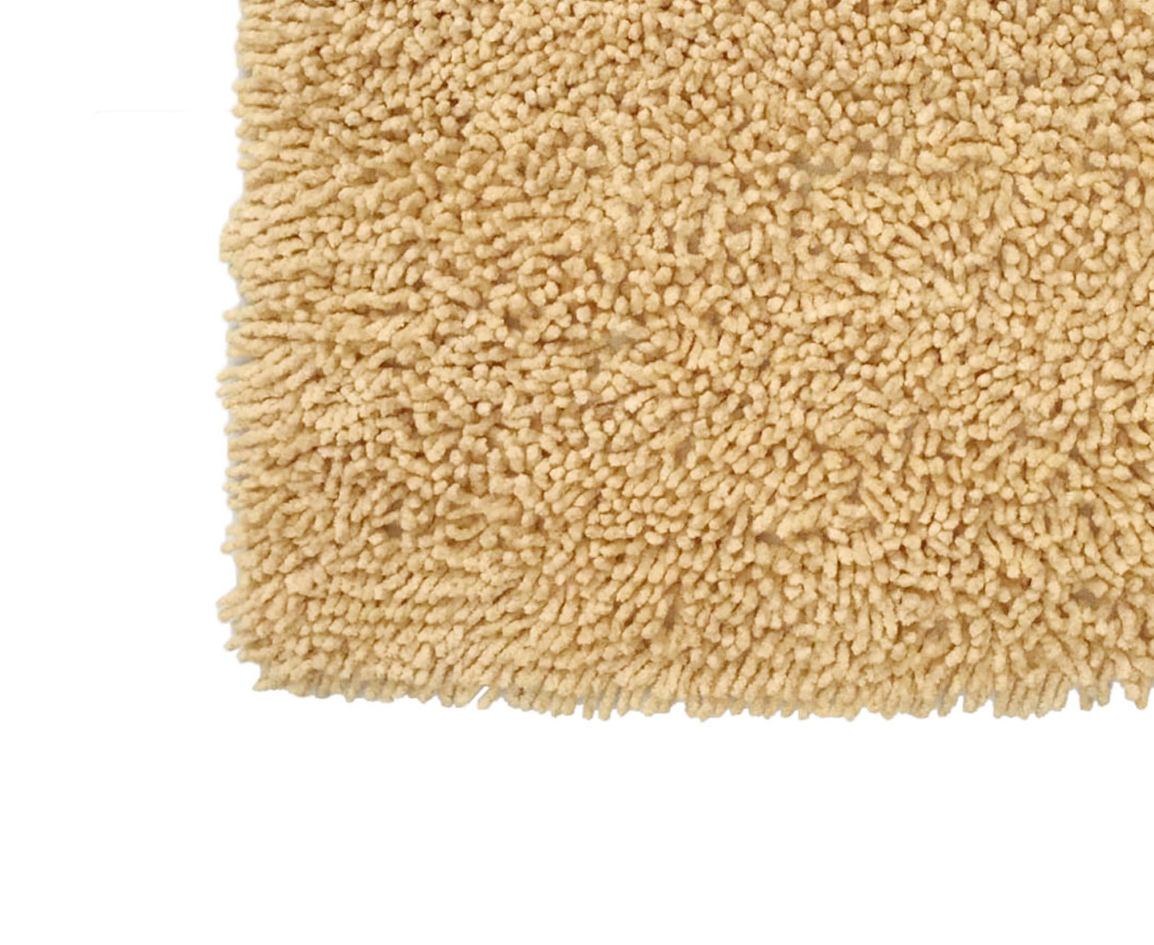 Home Weavers Fantasia 100% Cotton Bath Rug Set - Ultra Soft & Absorbent Non-Slip Bathroom Mat, Washable Kitchen Rug, 20