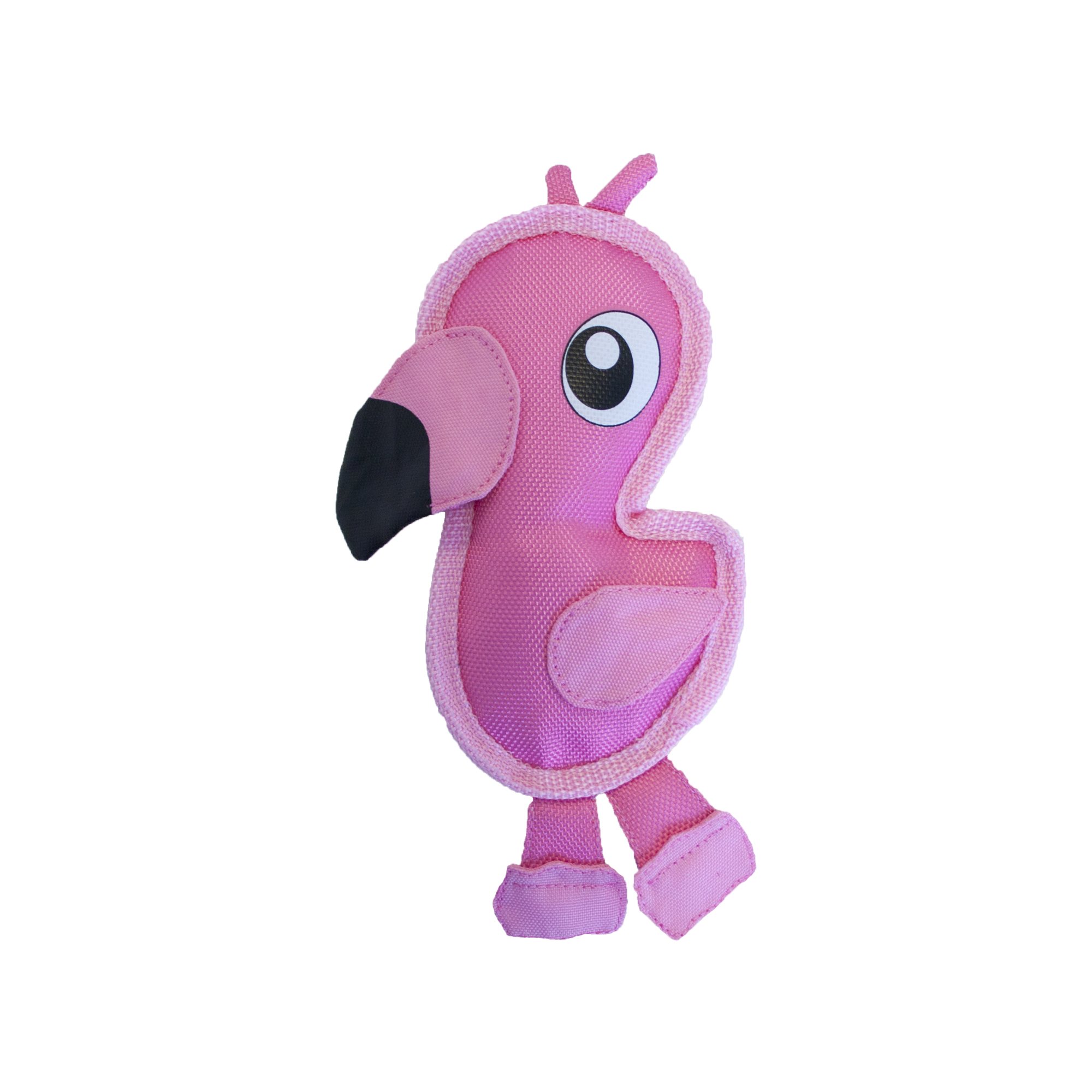 Outward Hound Fire Biterz Flamingo Plush Dog Toy - Interactive Chew Toy with Firehouse Material, Small - Perfect for Playtime & Training for Small Dogs