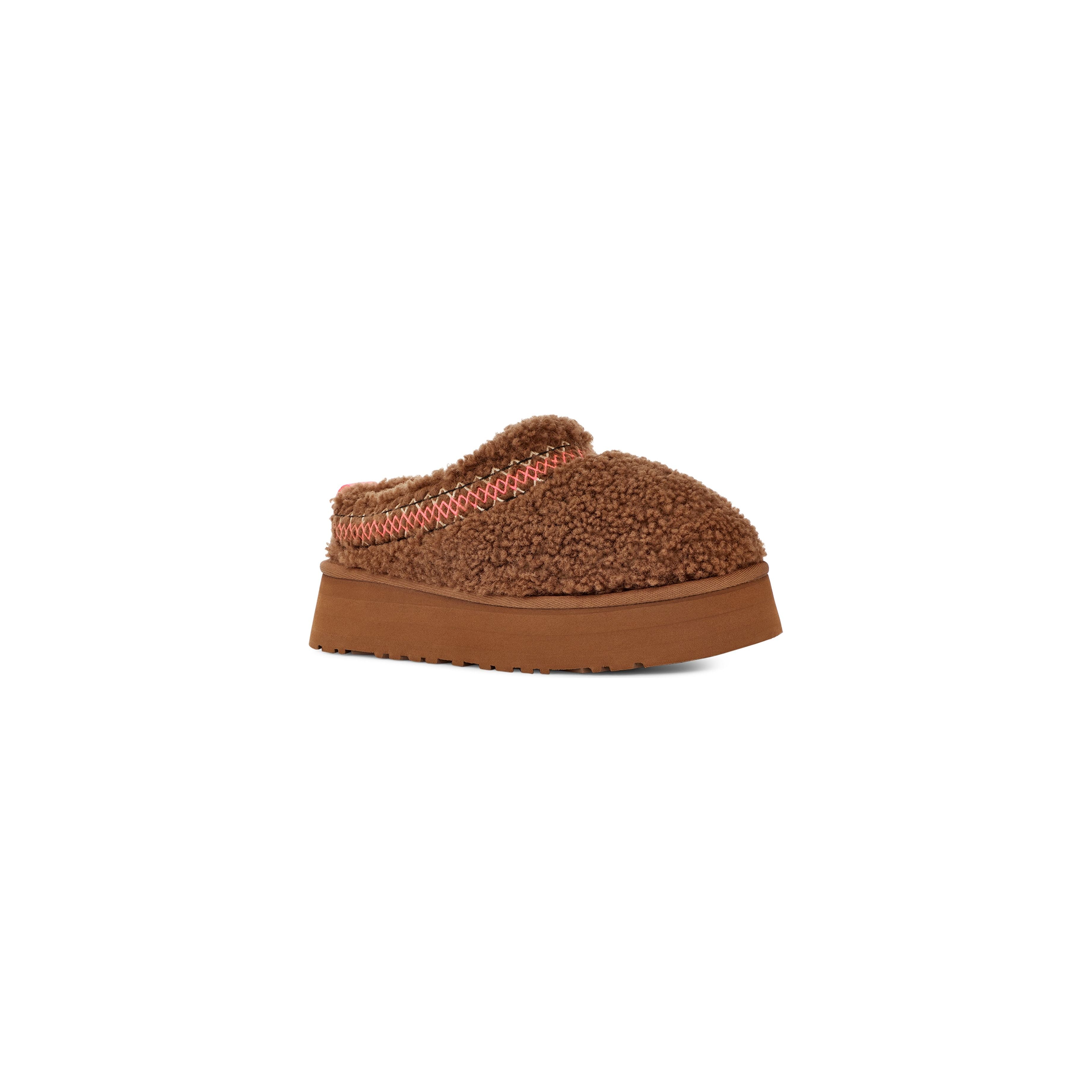 UGG Women's Tazz Braid Slippers in Hardwood - Cozy House Shoes for Winter Comfort & Indoor/Outdoor Wear