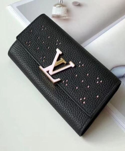 Louis Vuitton LV Compact Wallet for Men - Taurillon Leather Black | Slim Minimalist Card Holder for Everyday Use & Travel