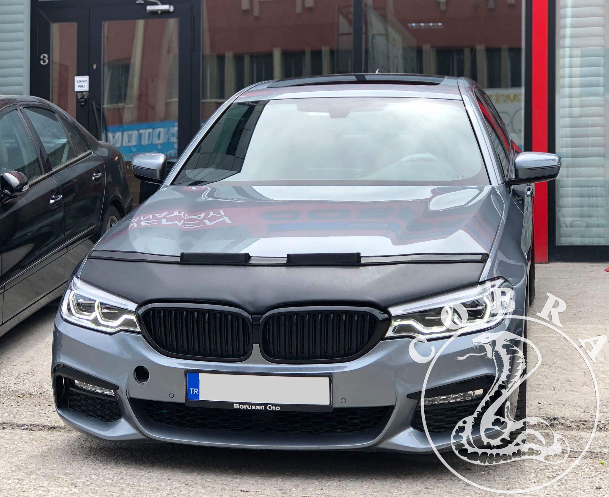 BMW 5 Series G30 (2017-2019) Car Bra Bonnet Hood Mask - Custom Fit Protective Cover for Front End Protection | Perfect for Road Trips, Daily Commute & Car Shows