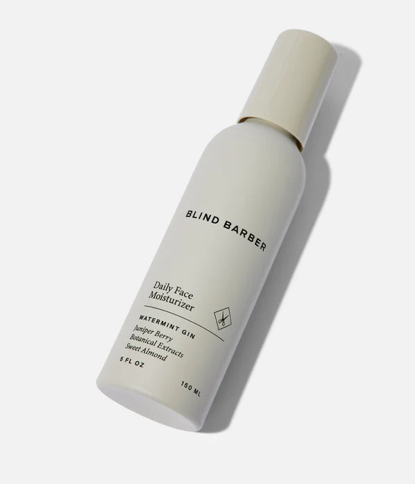 Blind Barber Watermint Gin Daily Face Moisturizer for Men - Hydrating & Refreshing Facial Cream with Natural Ingredients - Perfect for Daily Skincare Routine & Post-Shave Care
