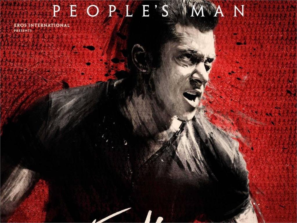 Jai Ho 2014 Movie Poster Print - 24x36 Inch Fabric Canvas Wall Art - Perfect for Home Theater Decor & Bollywood Fan Gifts