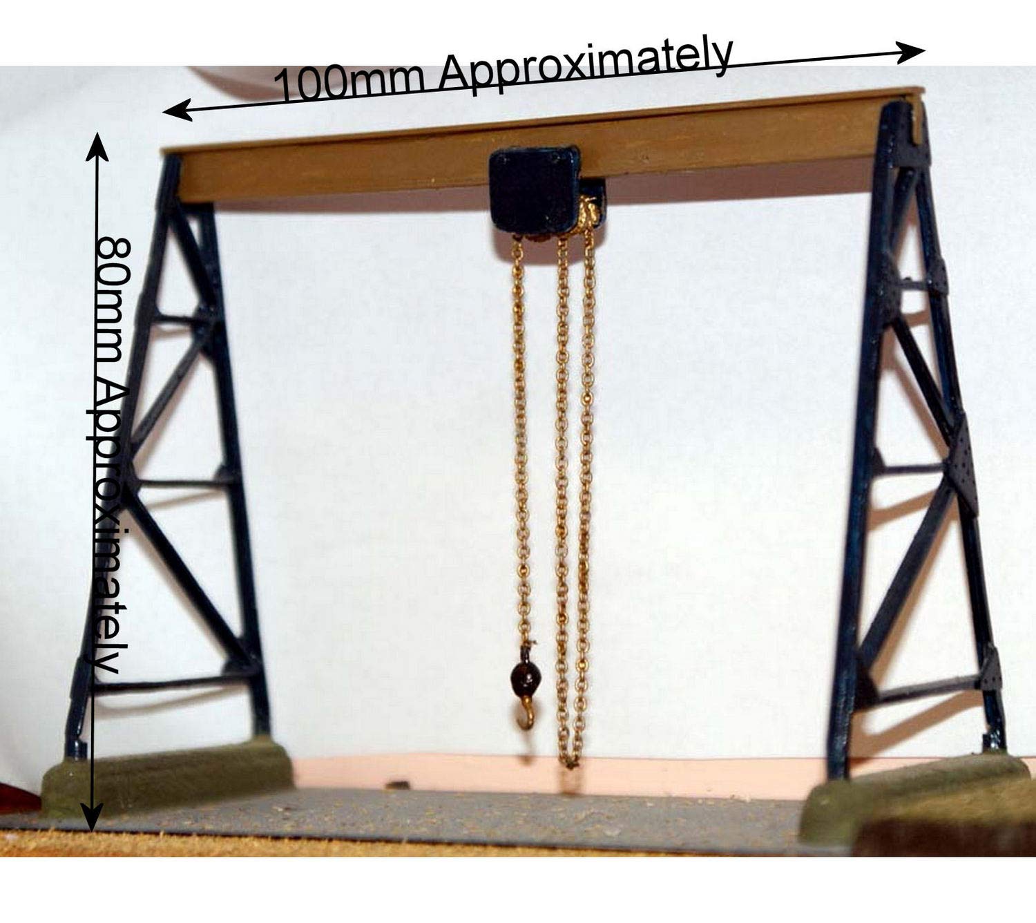 Langley Models Gantry Hoist OO Scale UNPAINTED Metal Model Kit F104 - Perfect for Model Train Layouts, Dioramas & Collectors
