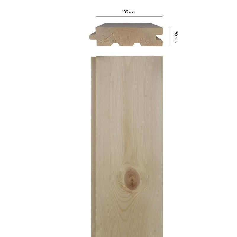 Furugolv Vasastan 30 x 109 mm Solid Wood Flooring - Premium Hardwood Floors for Living Room, Bedroom & Home Decor