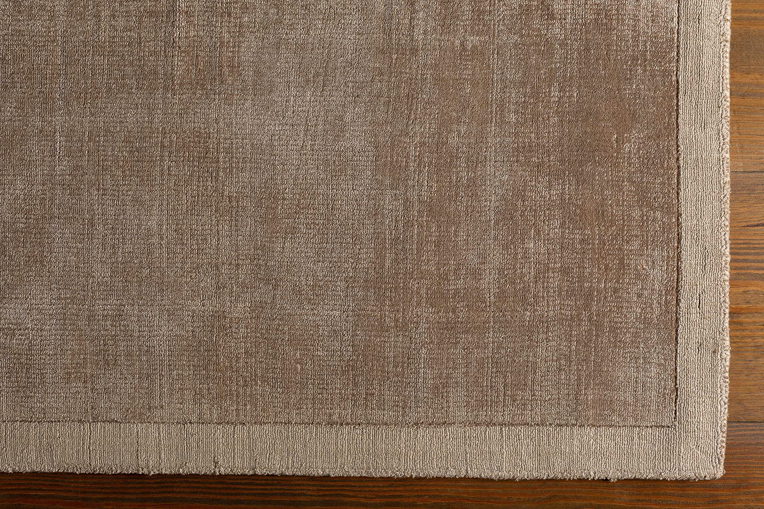 Hauteloom Westbend Solid & Border Gray Area Rug 2' x 3' - Soft Non-Slip Living Room Rug, Bedroom Carpet for Home Decor - Perfect for Cozy Spaces, Dorm Rooms & Office Flooring