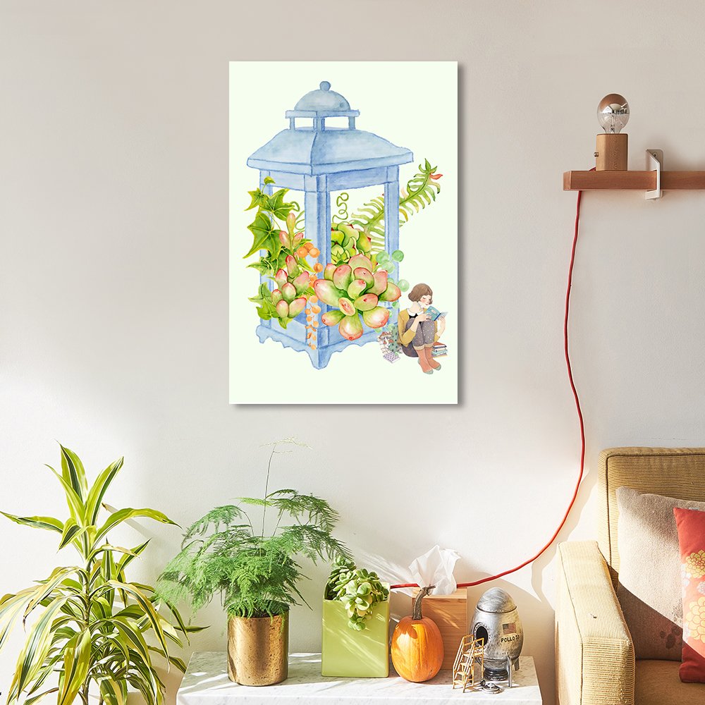 Succulent Plants Series Canvas Wall Art - Giclee Print Gallery Wrap Modern Home Decor - 32