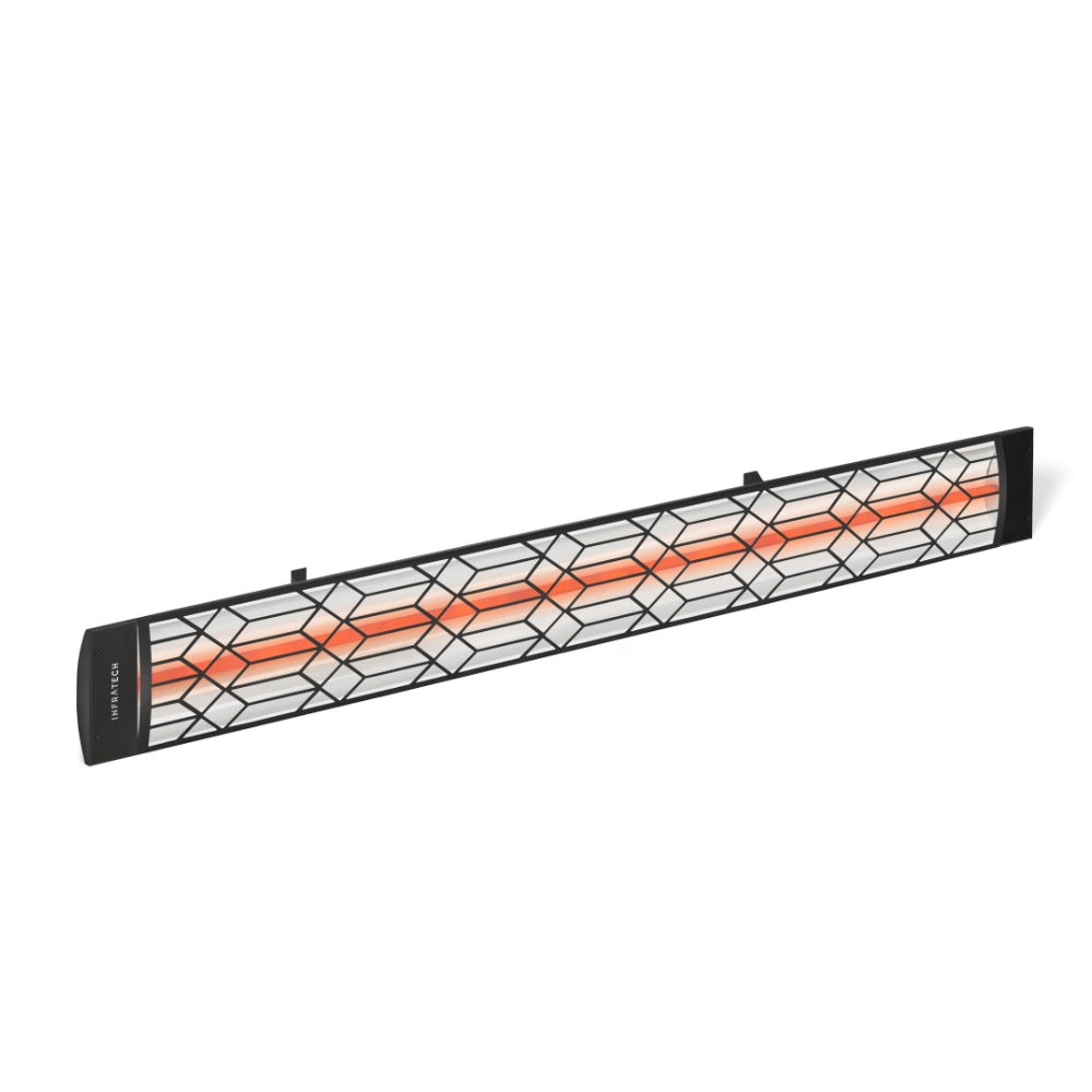 Infratech Motif C Series 2600W 48 Inch Single Element Electric Heater with Craftsman Fascia - Indoor & Outdoor Patio Heater for Restaurants, Homes, and Commercial Spaces