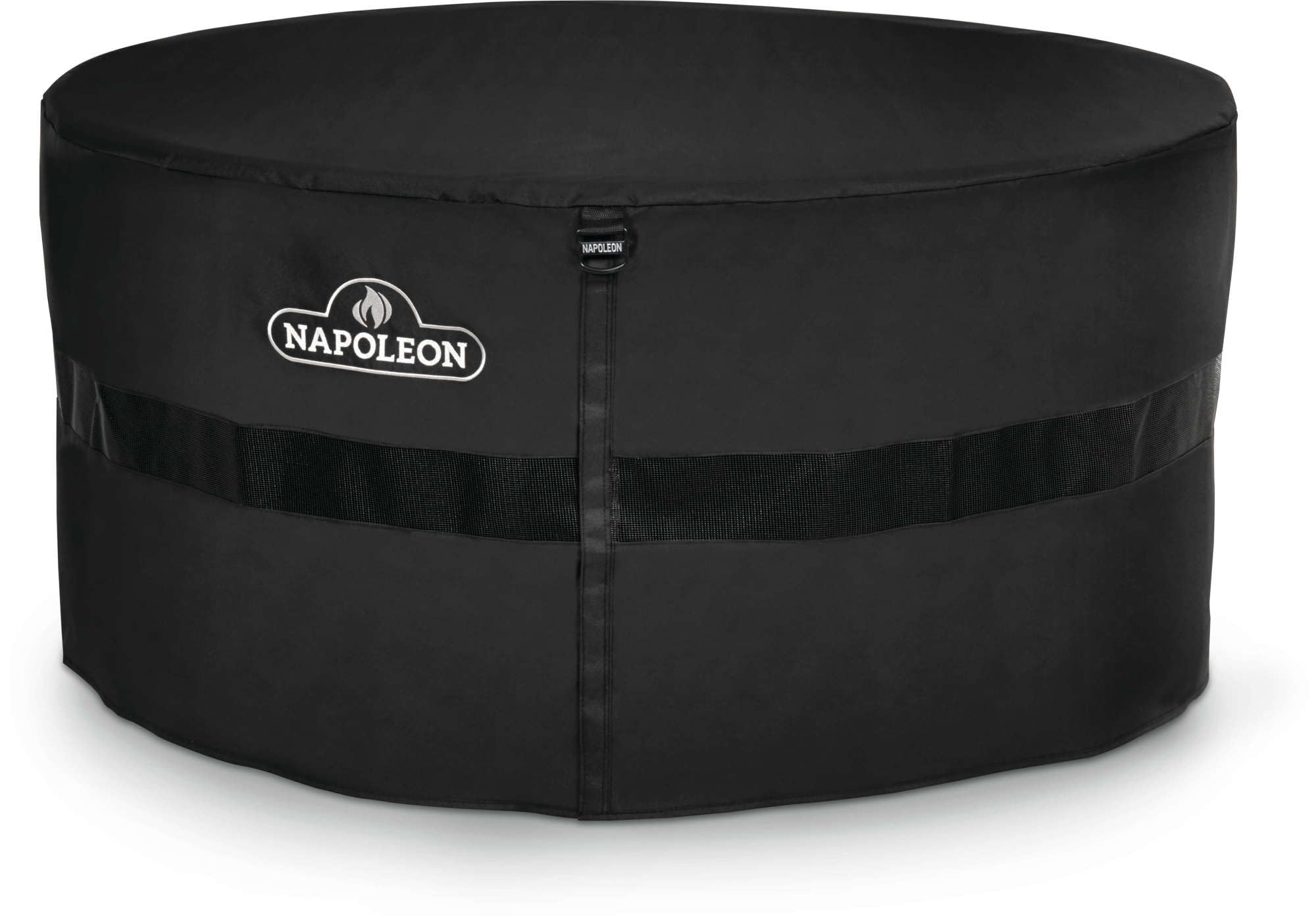 Napoleon 61855 Round Kensington Waterproof Patio Table Cover - Black | Outdoor Furniture Protection for Rain, Sun & Snow | Perfect for Deck, Garden & Backyard Use