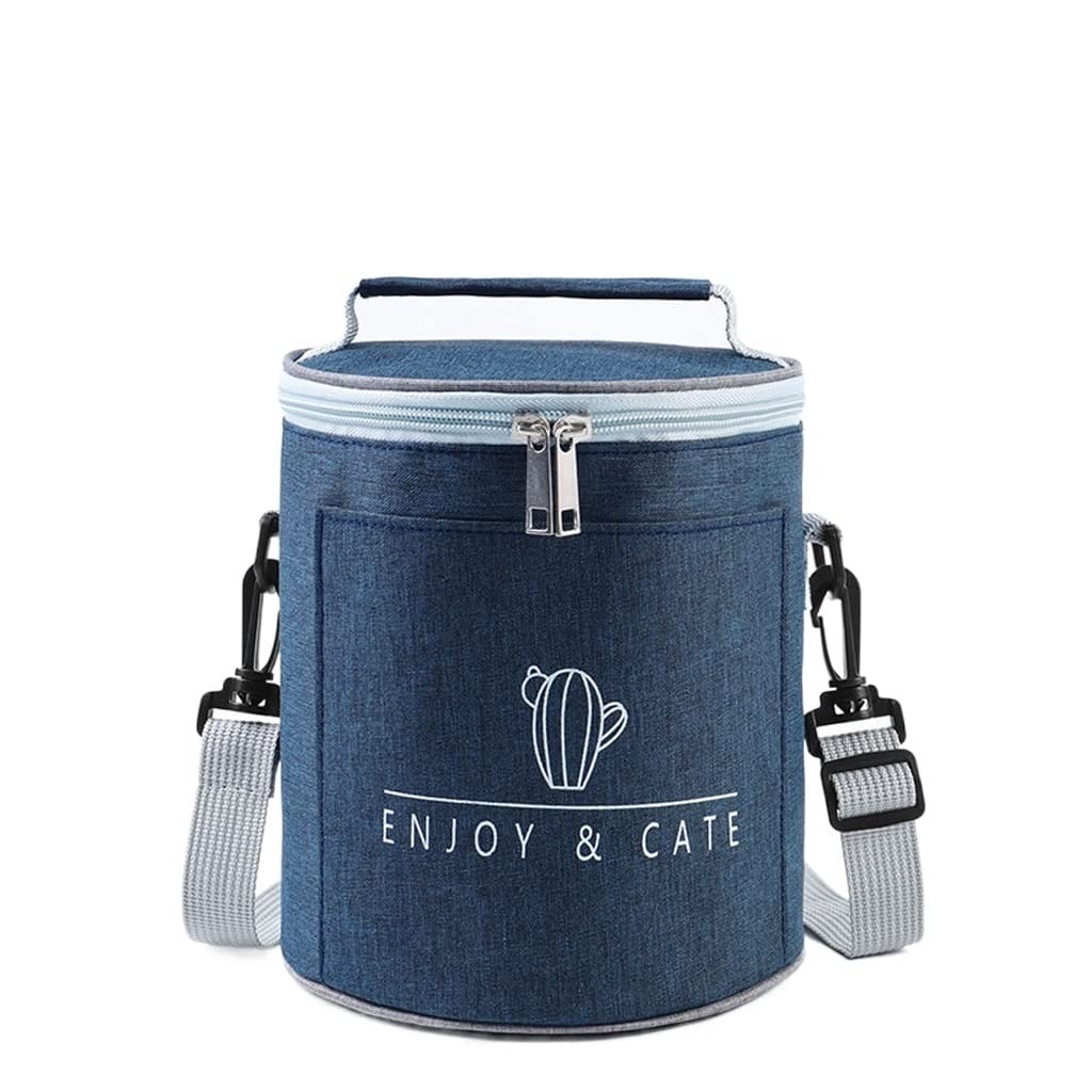 Insulated Leakproof Lunch Bag with Shoulder Strap - Reusable Cooler Tote for Men & Women (20x18cm) - Perfect for Work, School, Picnics & Outdoor Activities