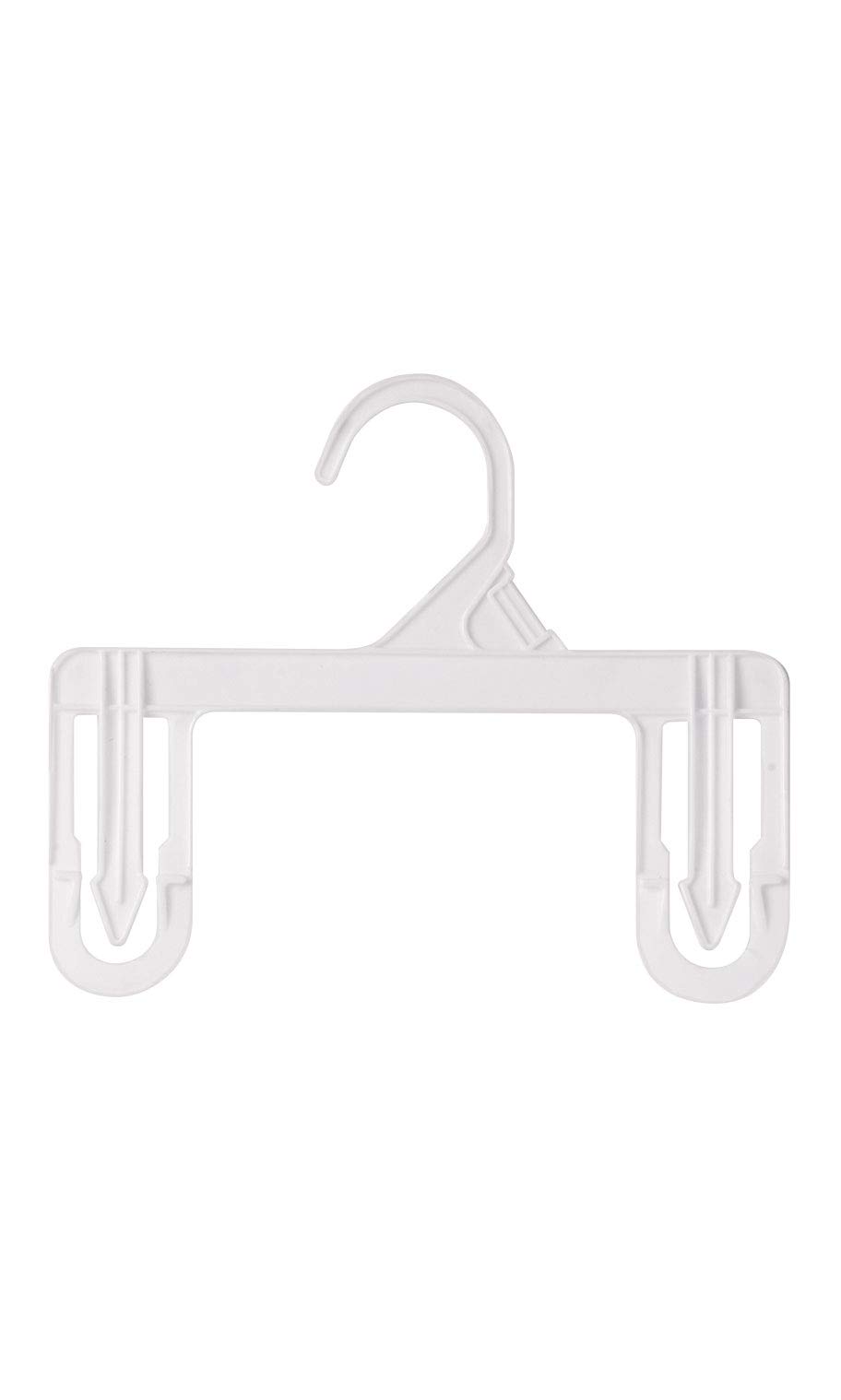 8 Inch Plastic Kids Skirt & Pants Hangers - Pack of 250 - Space-Saving Closet Organizer for Children's Clothing Storage