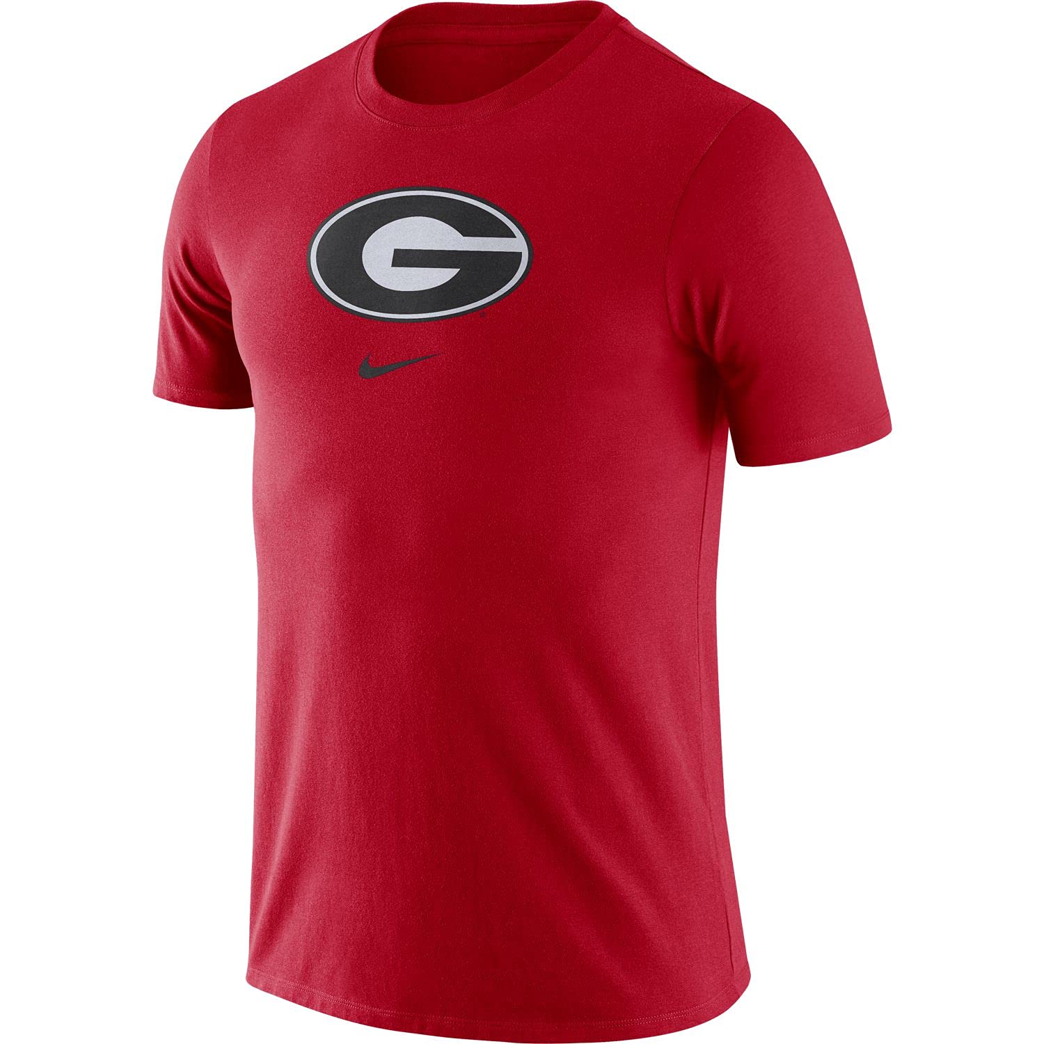 Nike Men's Georgia Bulldogs College Essential Logo T-Shirt - Red, Large - Comfortable Cotton Tee for Game Day, School Spirit & Casual Wear