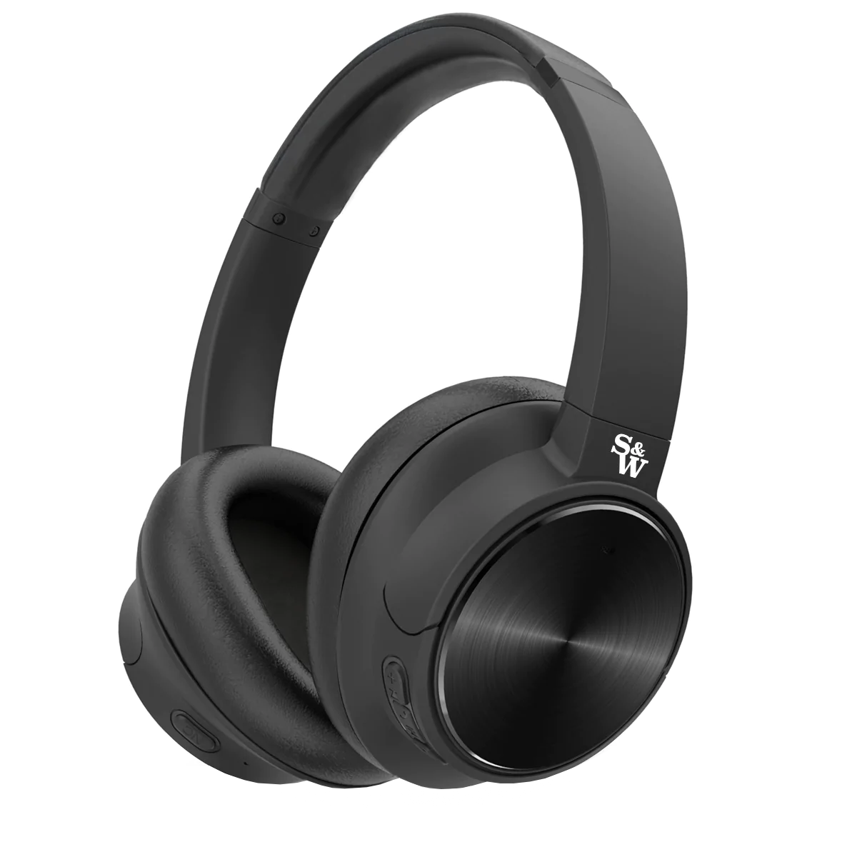 Strauss & Wagner ANCBT501 Active Noise Cancelling Wireless Bluetooth Headphones with 30H Playtime - Perfect for Travel, Work & Gym