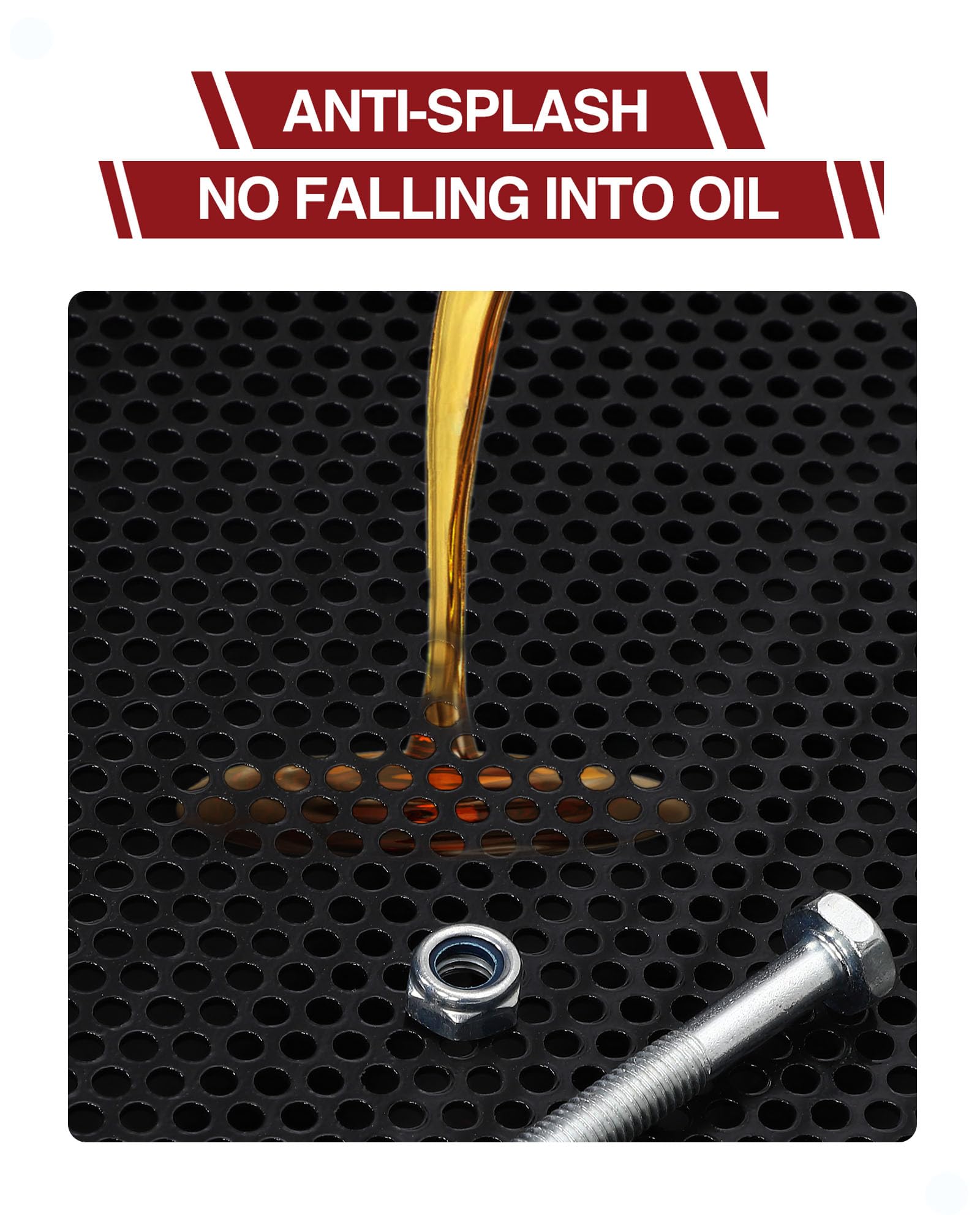 17 Gallon Low Profile Electric Oil Drain Pan with 110V Pump - 8FT Hose & Folding Handle - Rolling Oil Change Cart for Cars, Trucks, Buses, RVs - Ideal for Quick & Mess-Free Oil Changes in Home Garages & Auto Shops