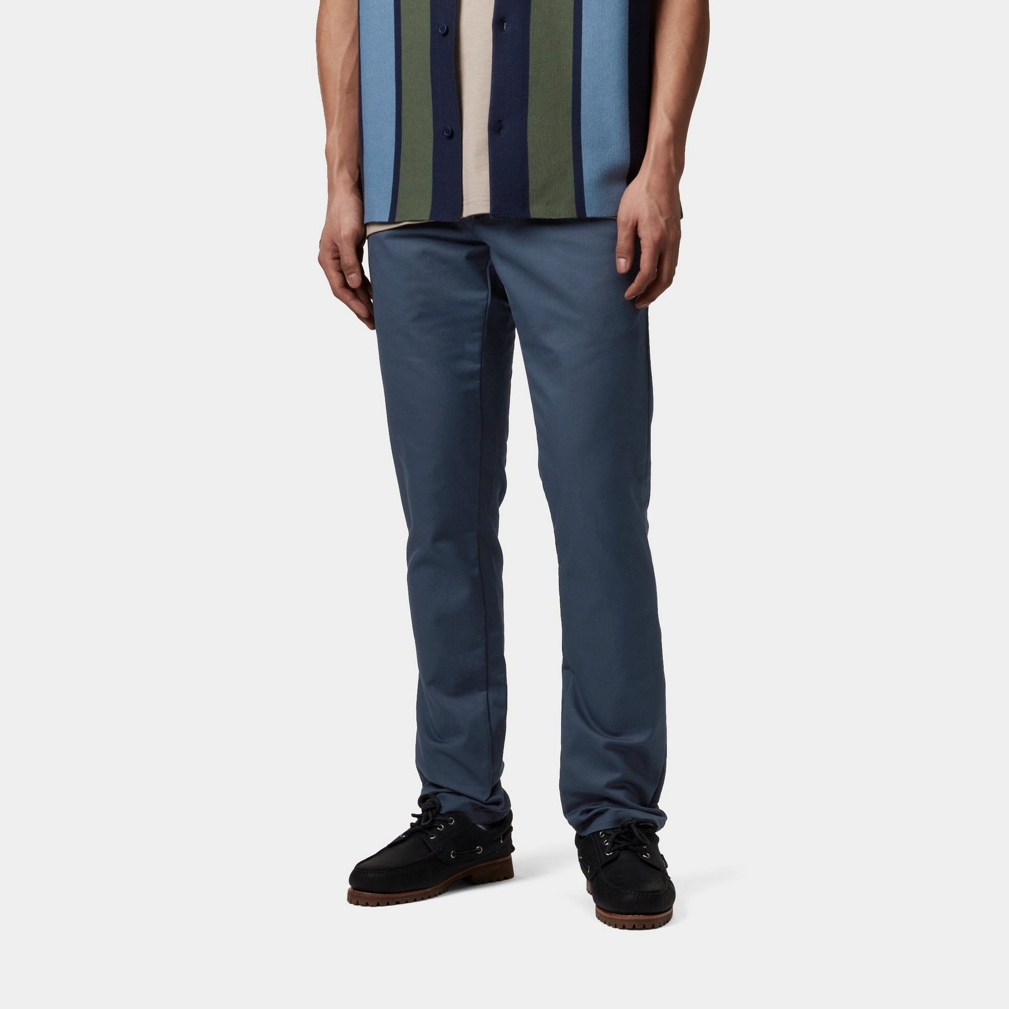 Sid Pant | Dusky Blue Men's Casual Pants - Comfortable & Stylish for Everyday Wear, Office, and Outdoor Activities