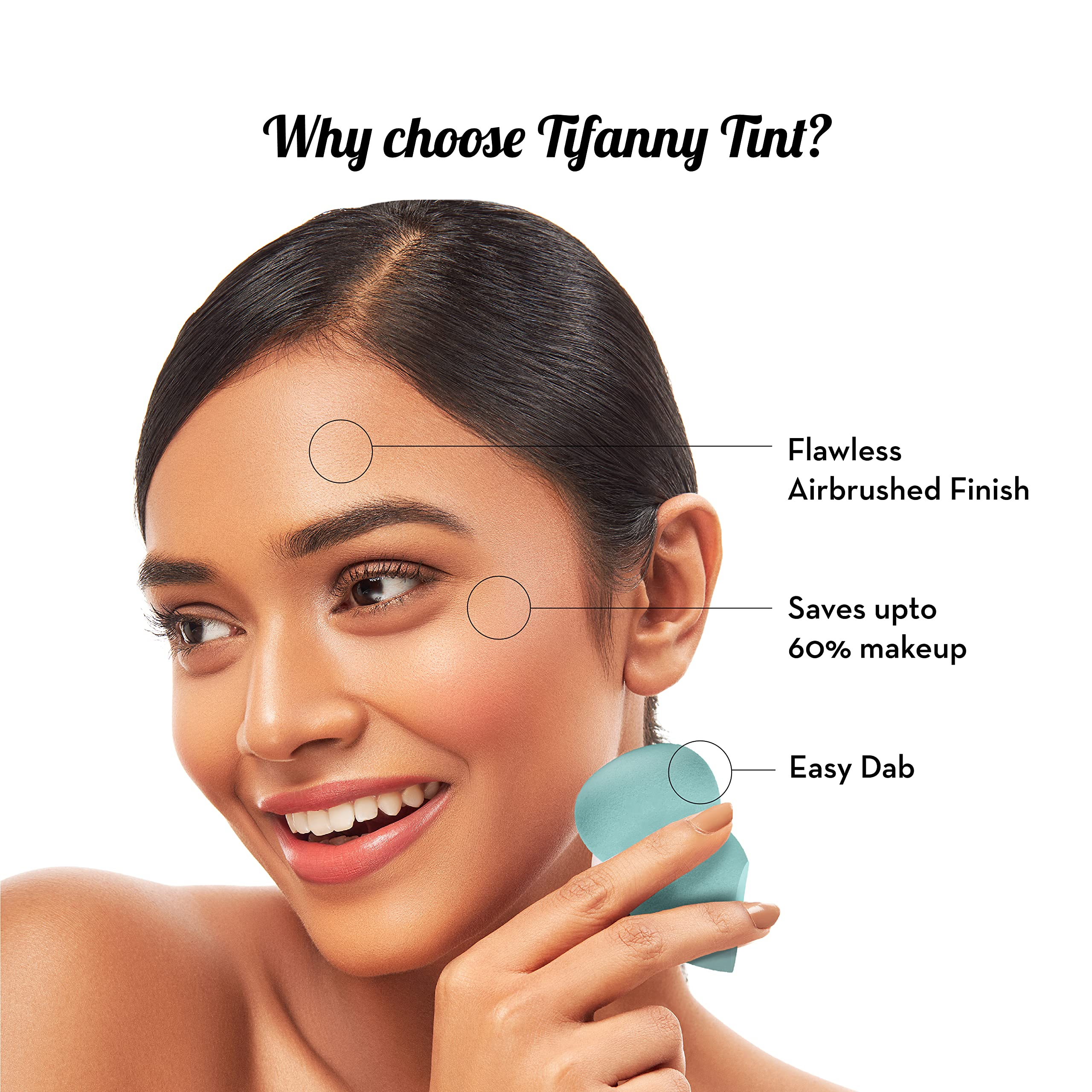 Premium Pear-Shaped Beauty Blender Sponge - Soft Tiffany Blue Makeup Sponge with Travel Case | Saves 60% Foundation | Vegan & Cruelty-Free Microfiber Blender for Liquid, Powder & Cream Makeup | Perfect for Professional Makeup Artists & Everyday Use