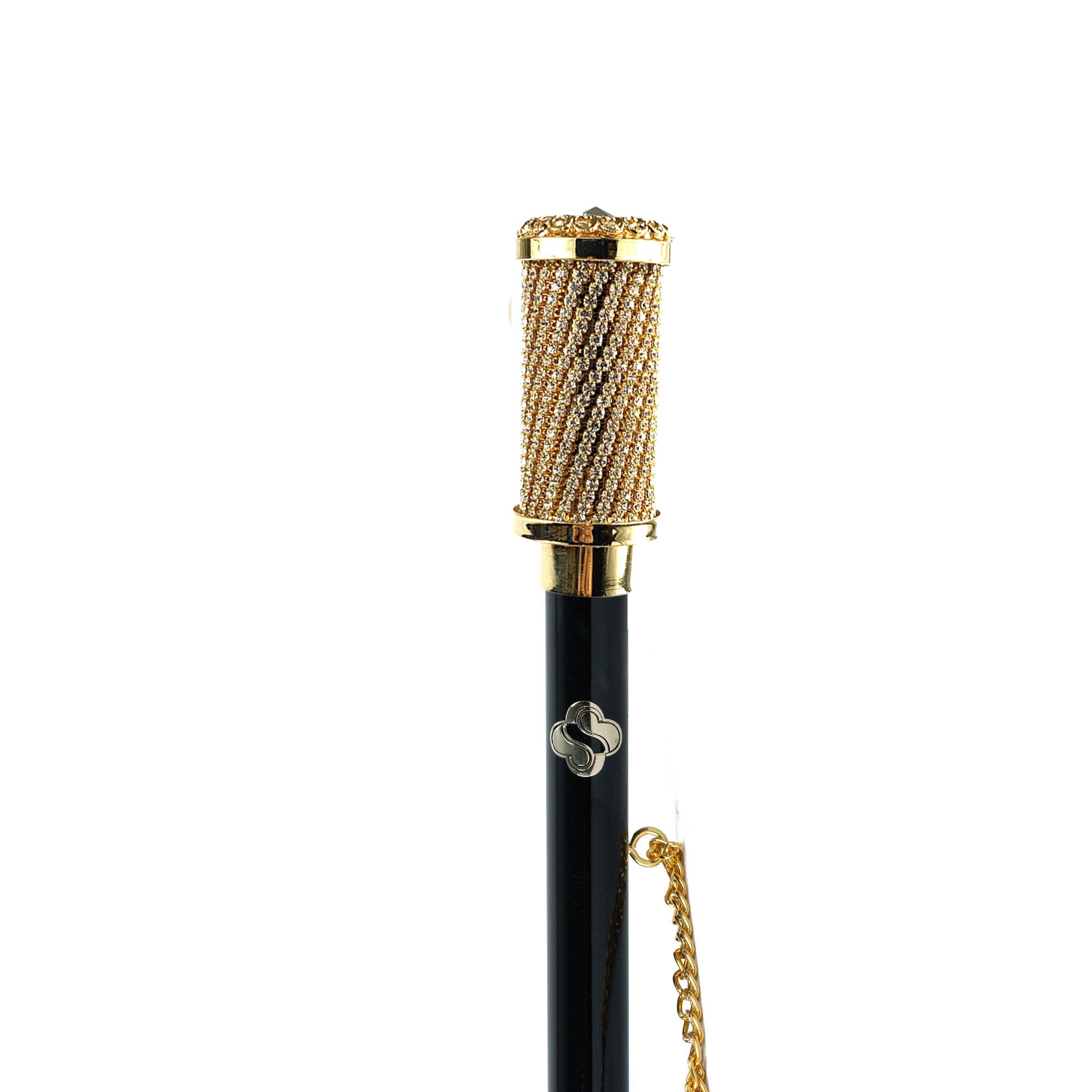 24K Gold Plated Shoehorn with Swarovski Crystals - Luxury Shoe Horn for Men & Women - Perfect Gift for Shoe Lovers - Ideal for Home, Travel and Dressing Assistance
