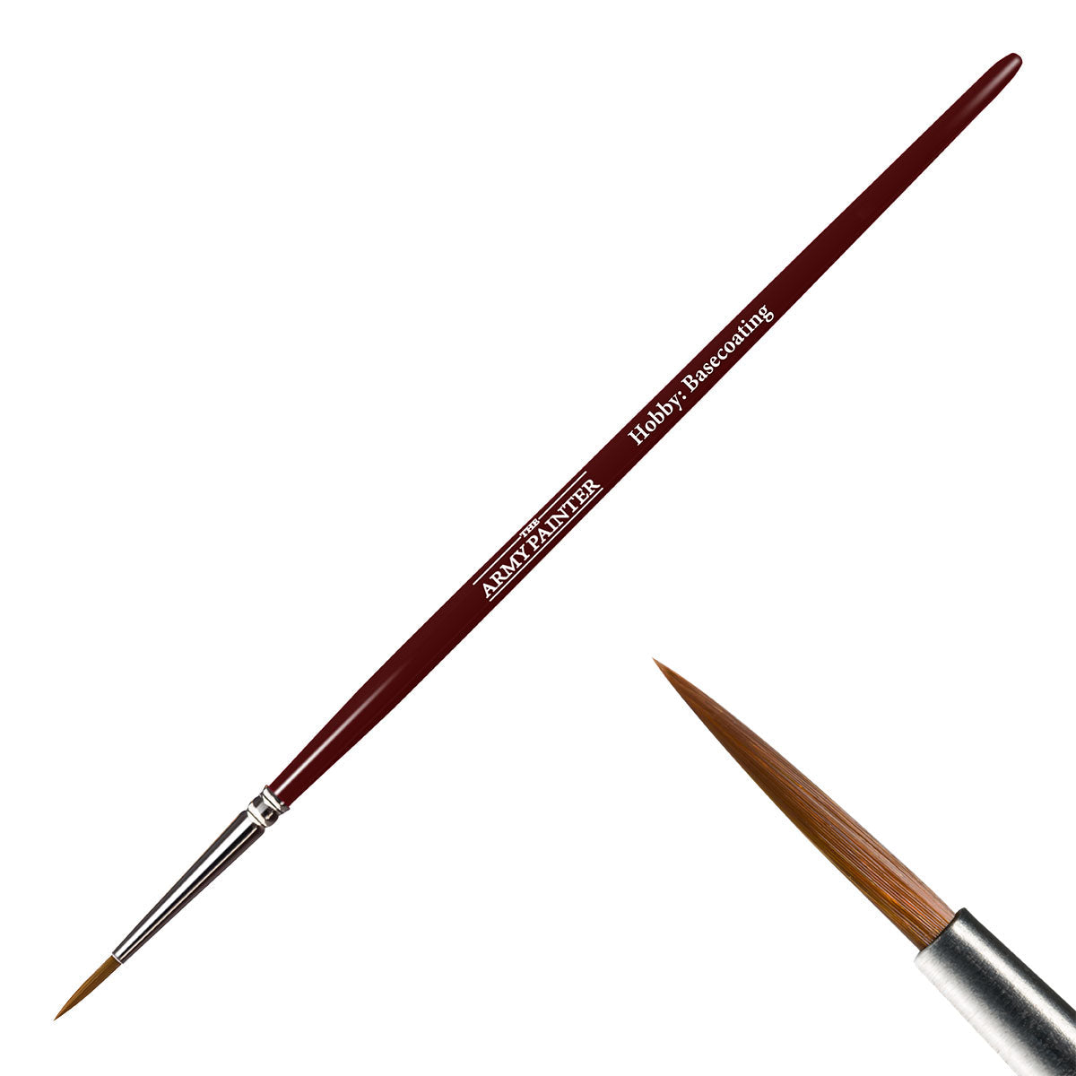 Premium Hobby Brush Set for Basecoating - Perfect for Miniature Painting, Warhammer, and Model Kits - Ideal for Artists, Hobbyists, and DIY Craft Projects