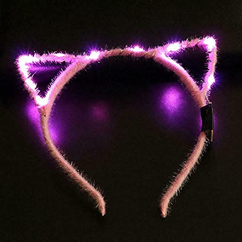 10 PCS LED Flashing Glow Headbands for Women & Girls - Blinking Light Up Hair Accessories for Concerts, Parties, Halloween, Christmas, Weddings - Perfect for Raves, Festivals, Night Events and Costume Parties