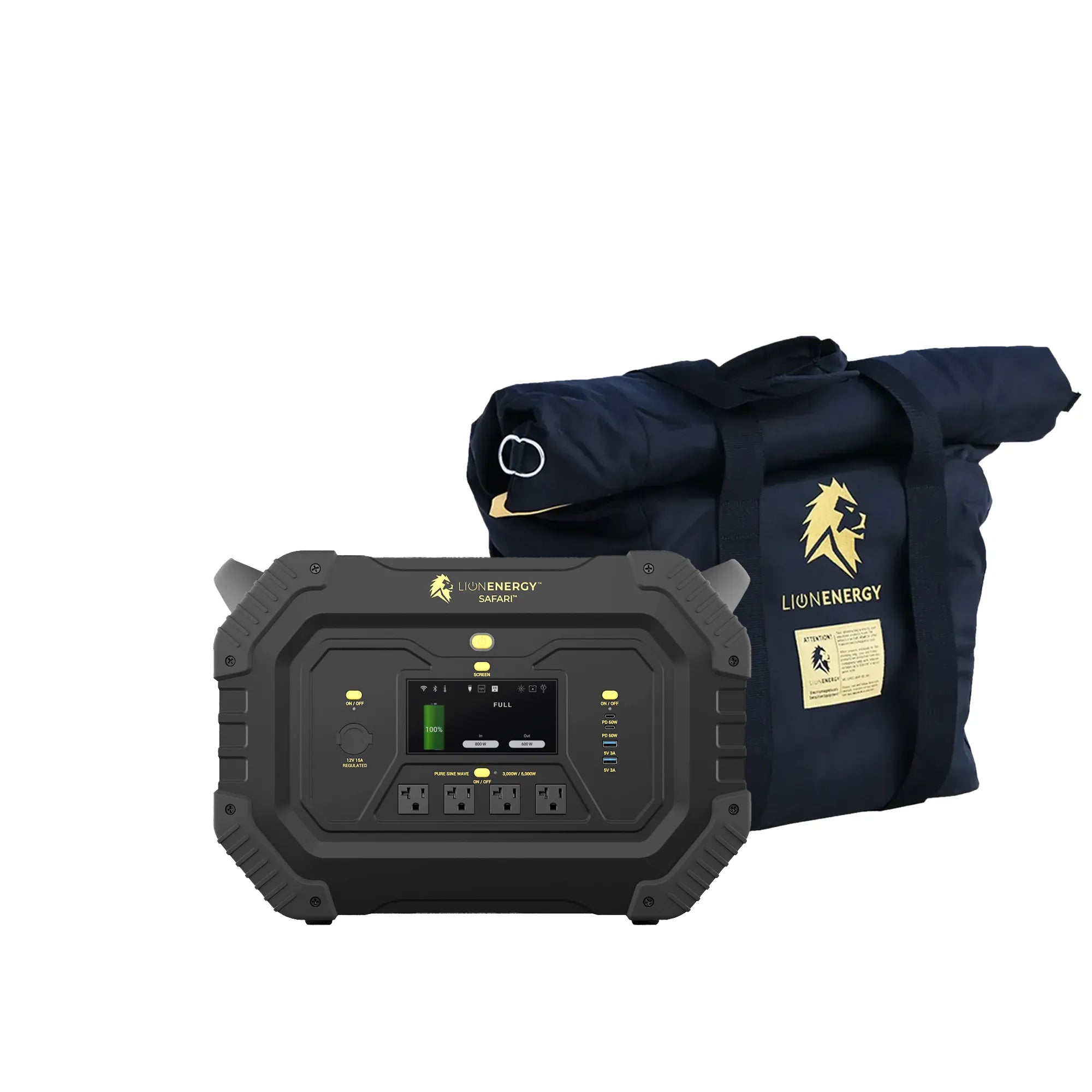 Portable Power Station 3000W 1612Wh LiFePO4 Battery - Solar Generator for Camping, RV, Emergency Backup & Outdoor Adventures