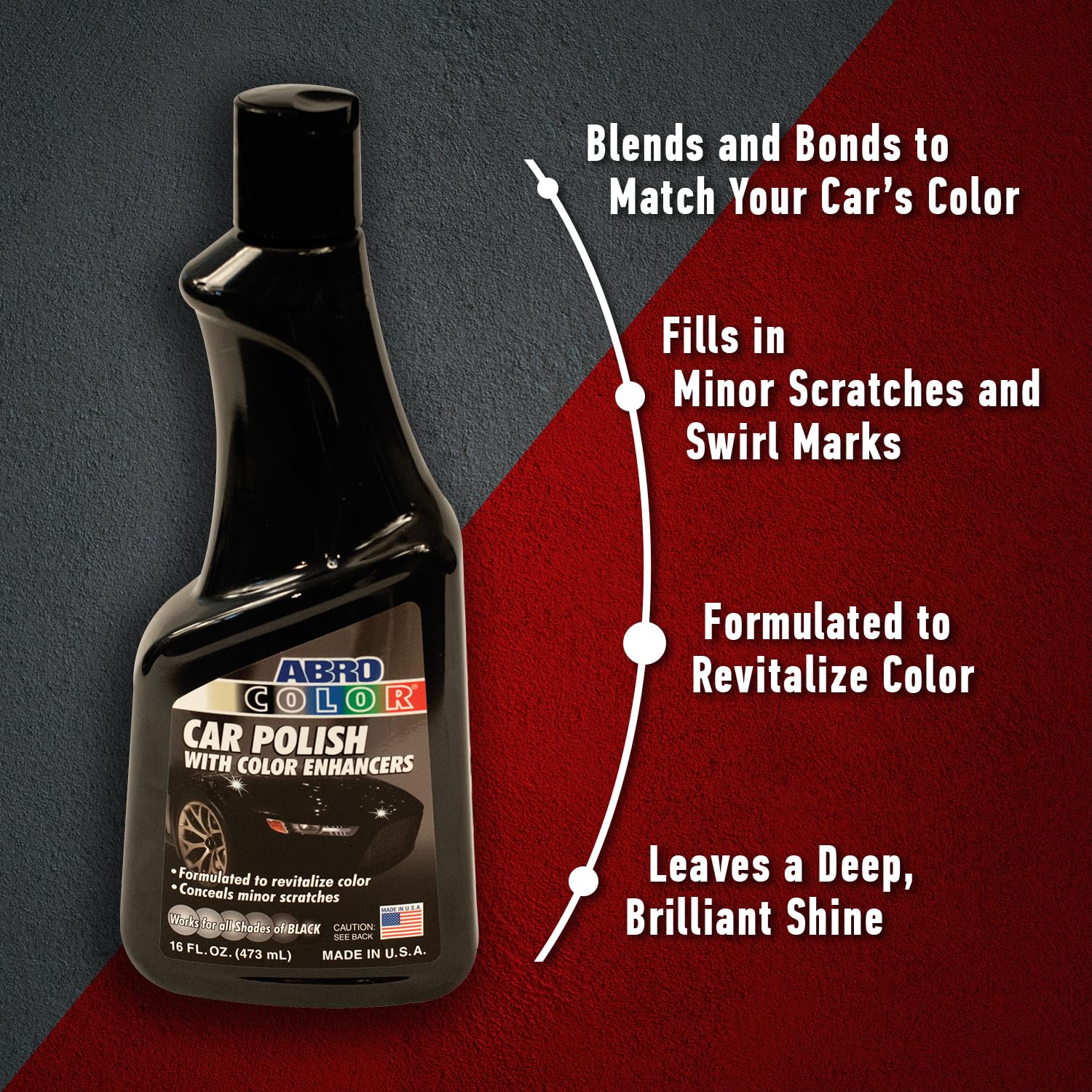 ABRO Green Car Polish: Scratch Remover & Paint Repair Restorer Wax for Vehicles, 16oz Polishing Compound for Car Detailing - Perfect for DIY Car Care and Professional Auto Detailing
