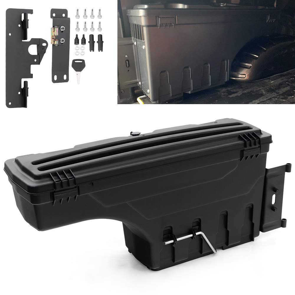 GRAND ORANGE Truck Bed Tool Box for Toyota Tacoma 2005-2020 | Left Side Storage Organizer | Durable Replacement Cargo Box | Perfect for Camping Gear & Work Tools Storage