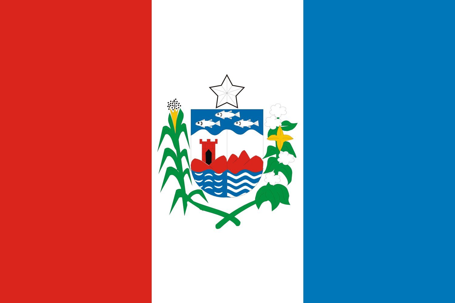 XXXL Flag Alagoas | 6m² (64sqft) Landscape Flag | 200x300cm (6x10ft) | 100% Made in Germany | Durable Outdoor Flag for Patio, Garden & Commercial Use