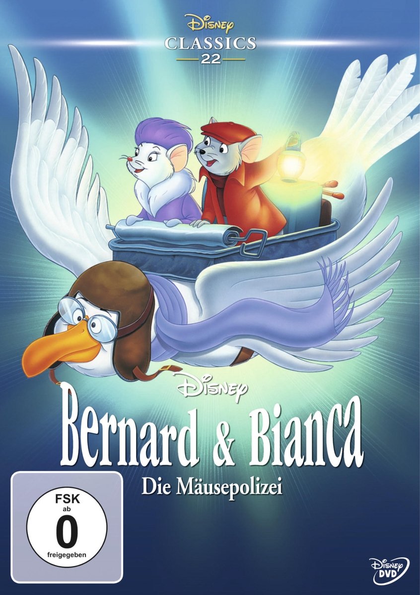 Bernard & Bianca - The Mouse Police - Disney Classics | Vintage Disney Collectible for Fans & Movie Lovers | Perfect for Disney Memorabilia Collections & Home Decor