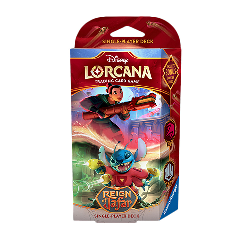Disney Lorcana TCG: Reign of Jafar Starter Deck - Official Trading Card Game for Collectors & Players | Perfect for Duels, Tournaments & Disney Fans